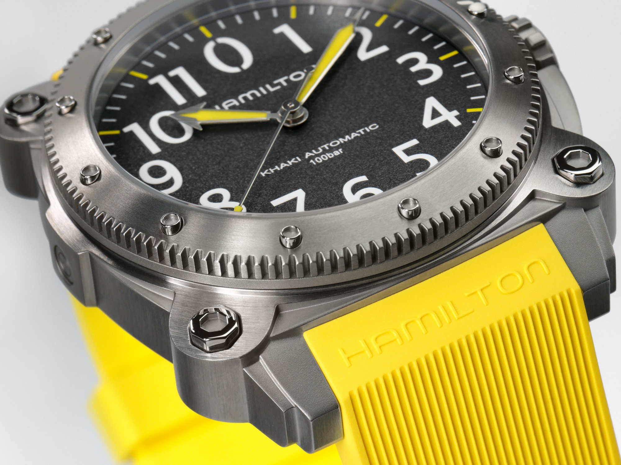 Hamilton Khaki Navy Belowzero Auto Titanium Watch Gray Dial, 46mm
