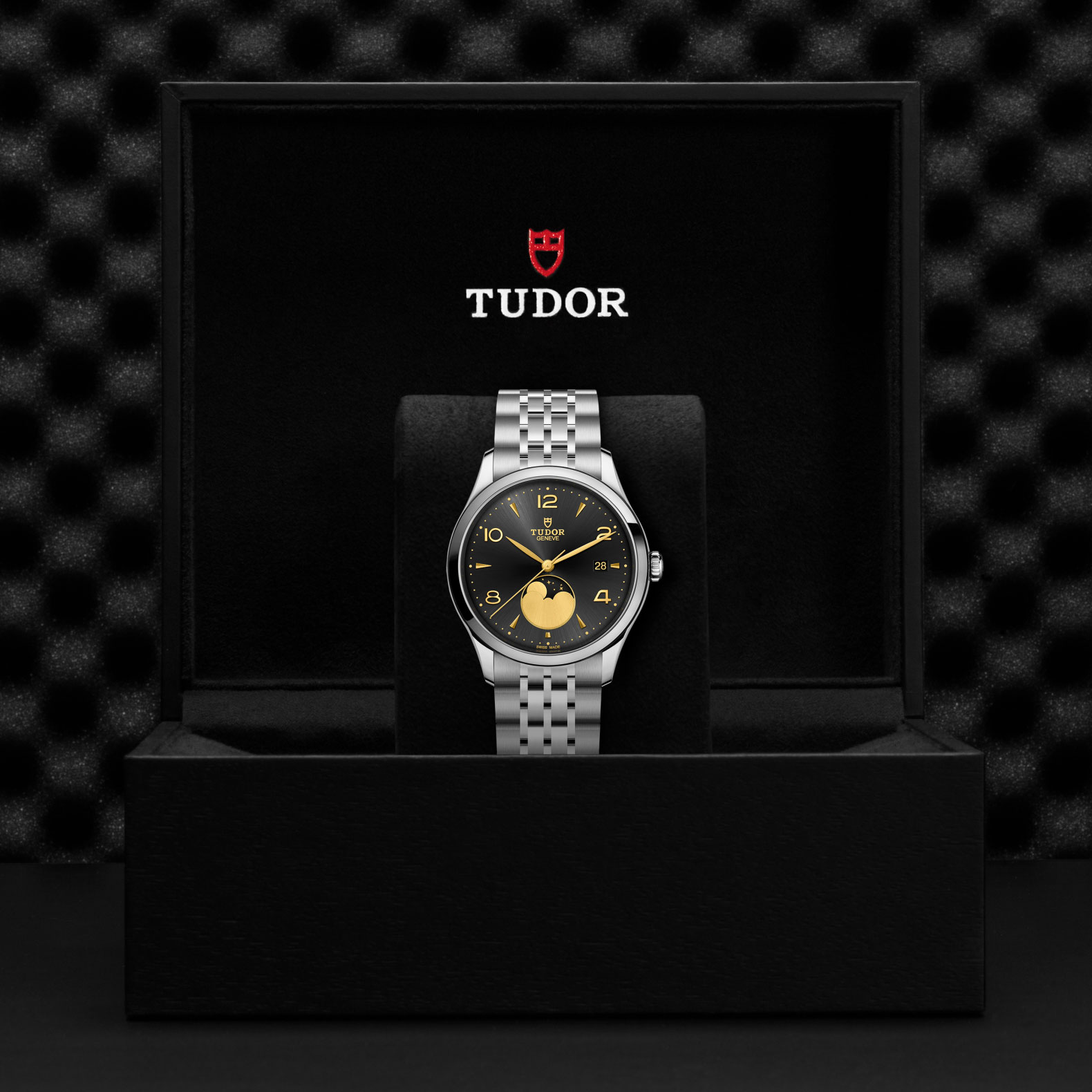 TUDOR 1926 Luna Black Dial Watch, 39mm