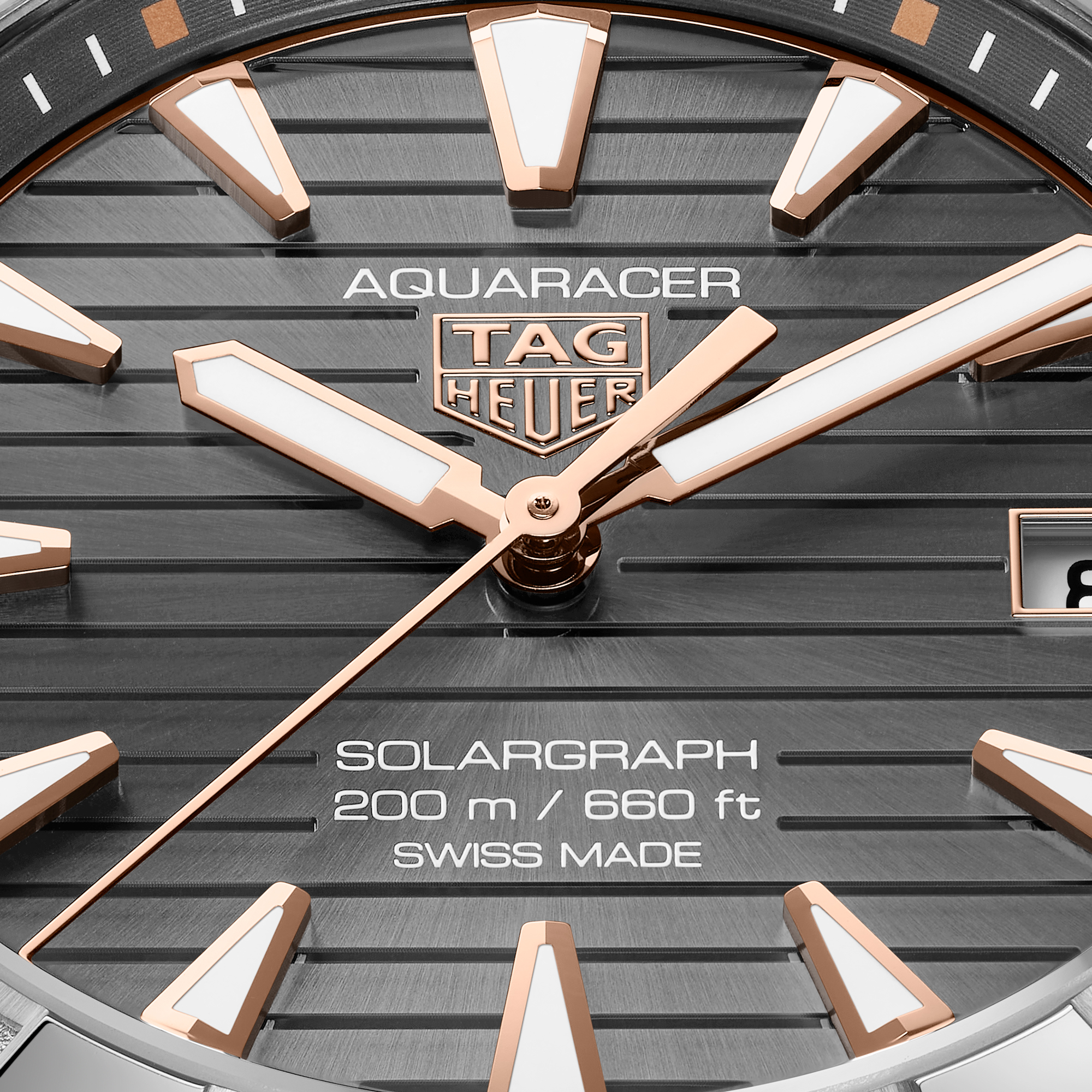 TAG Heuer Aquaracer Professional 200 Solargraph Gray Dial Watch, 40mm