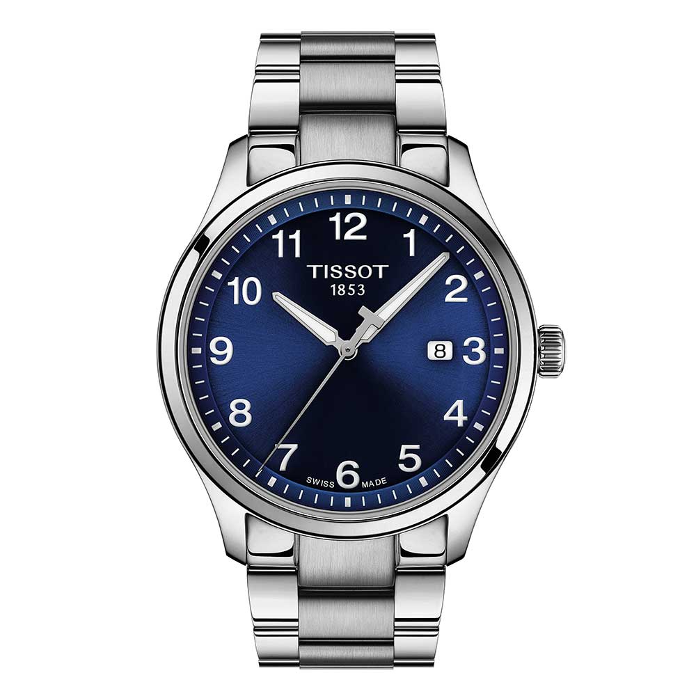 Tissot Gent XL Classic Blue Dial Steel Watch, 42mm - T1164101104700 | Ben  Bridge Jeweler