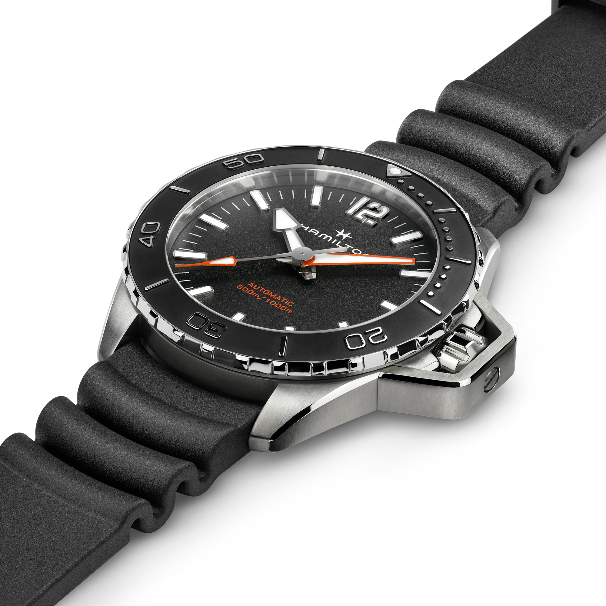 Hamilton Khaki Navy Frogman Auto Black Dial Watch, 36mm
