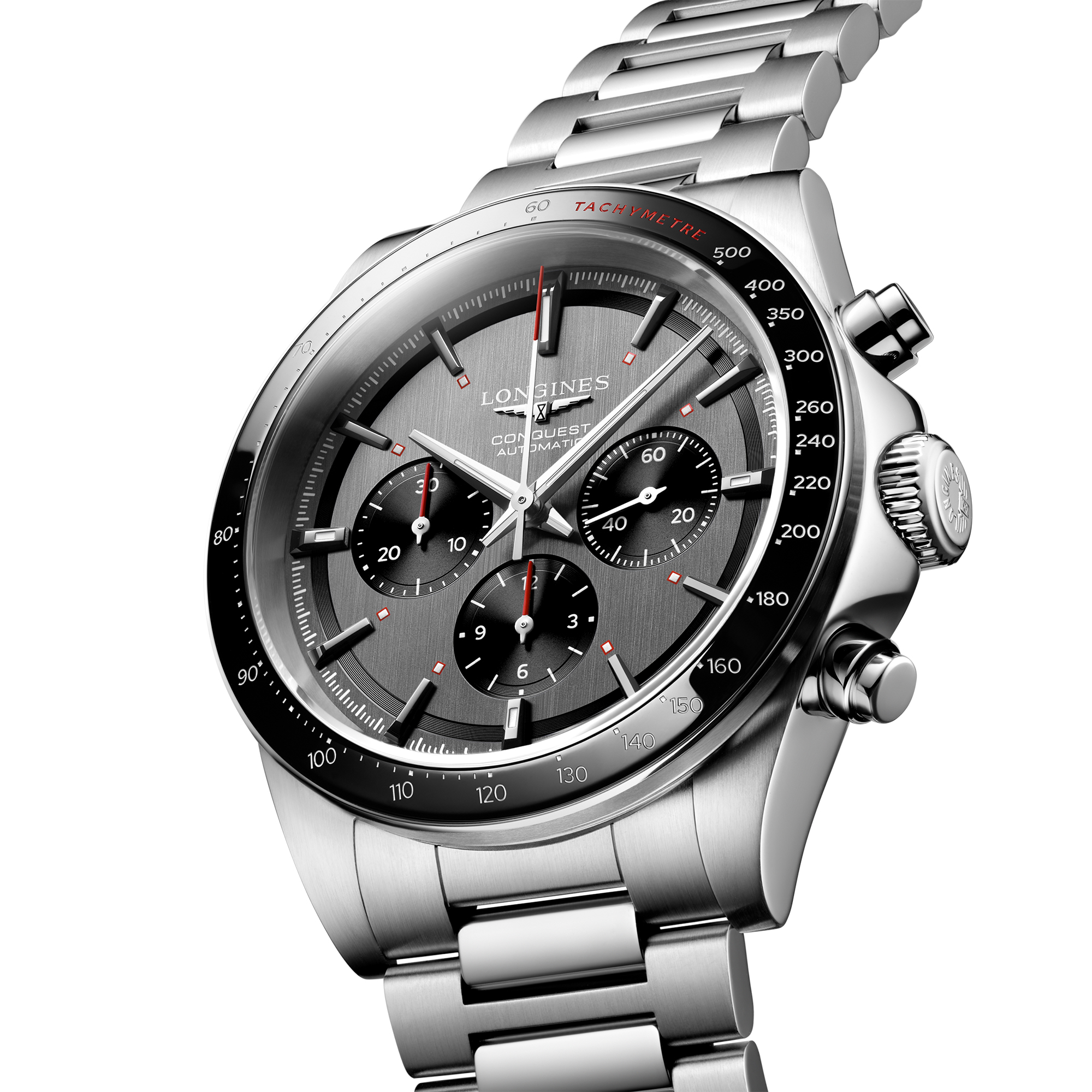 Longines Conquest Chrono Ski Edition Antracite Dial Watch, 42mm