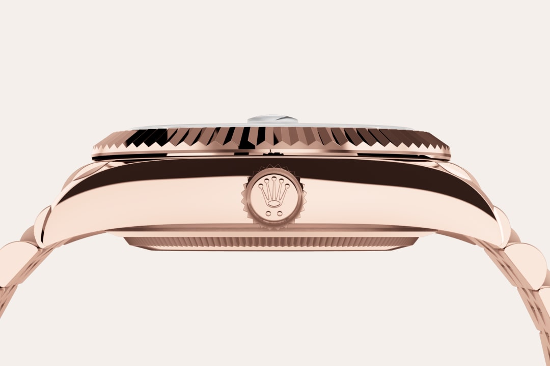 rolex sky-dweller in 18 ct everose gold, m336935-0008 - 18 ct everose gold - ben bridge