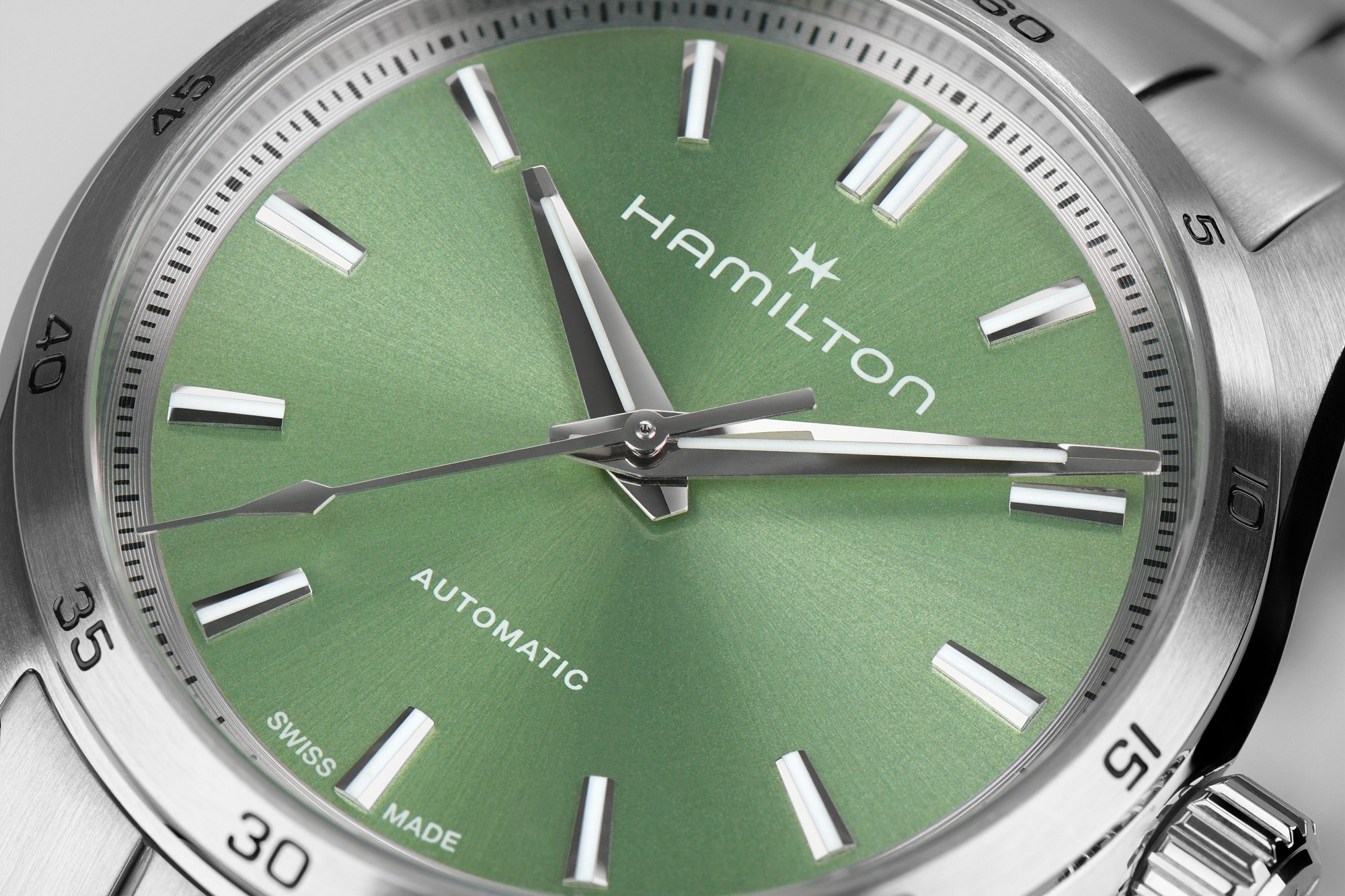 Hamilton Jazzmaster Performer Auto Watch Green Dial, 34mm