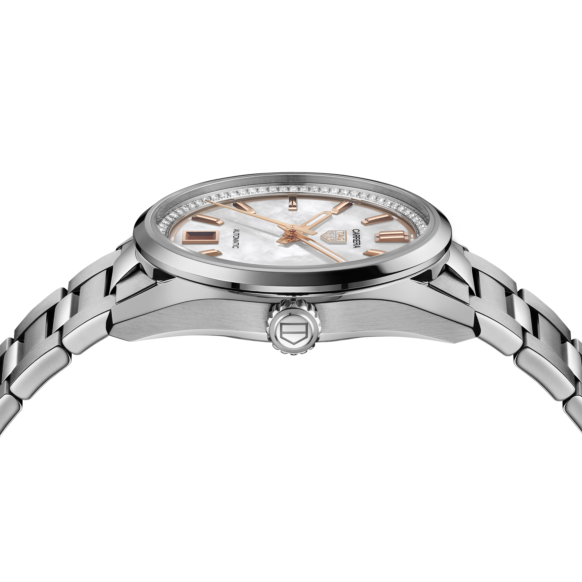 TAG Heuer Carrera Date White Dial Watch, 36mm