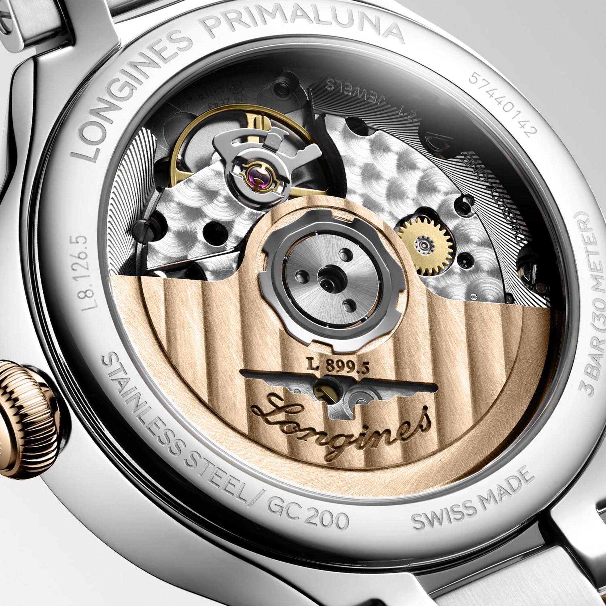 Longines Primaluna Moonphase White Dial Watch, 34mm