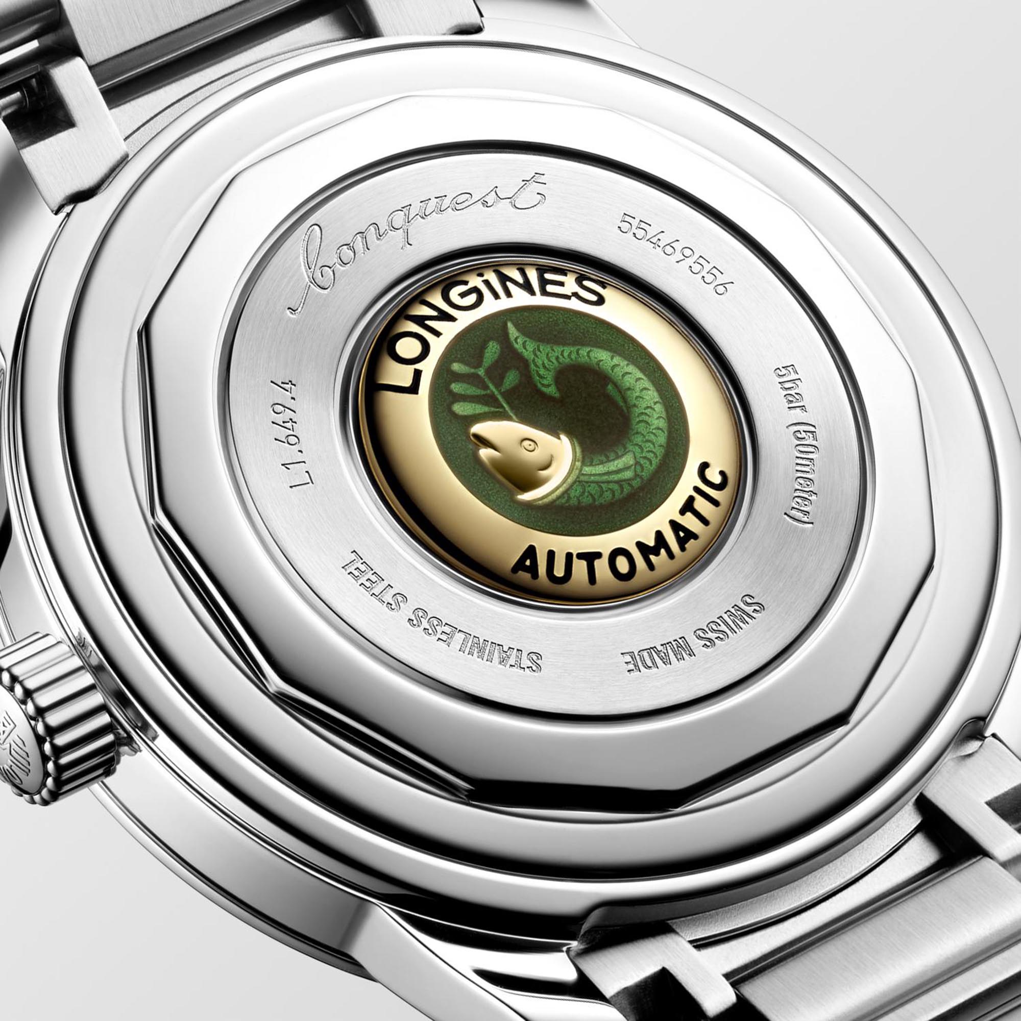 Longines Conquest Heritage White Dial Watch, 38mm