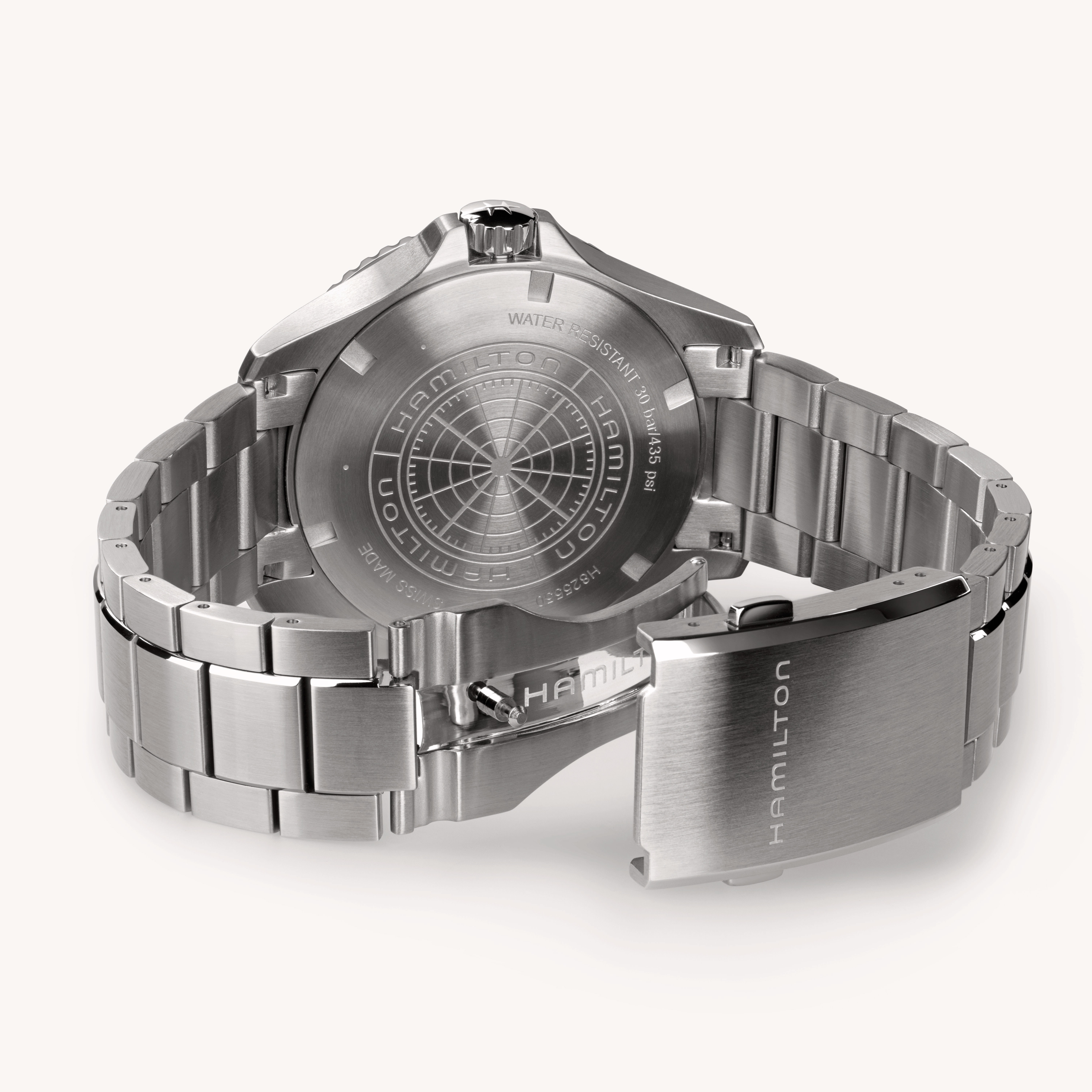 Hamilton Khaki NavyScuba Auto GMT Black Dial Watch, 43mm