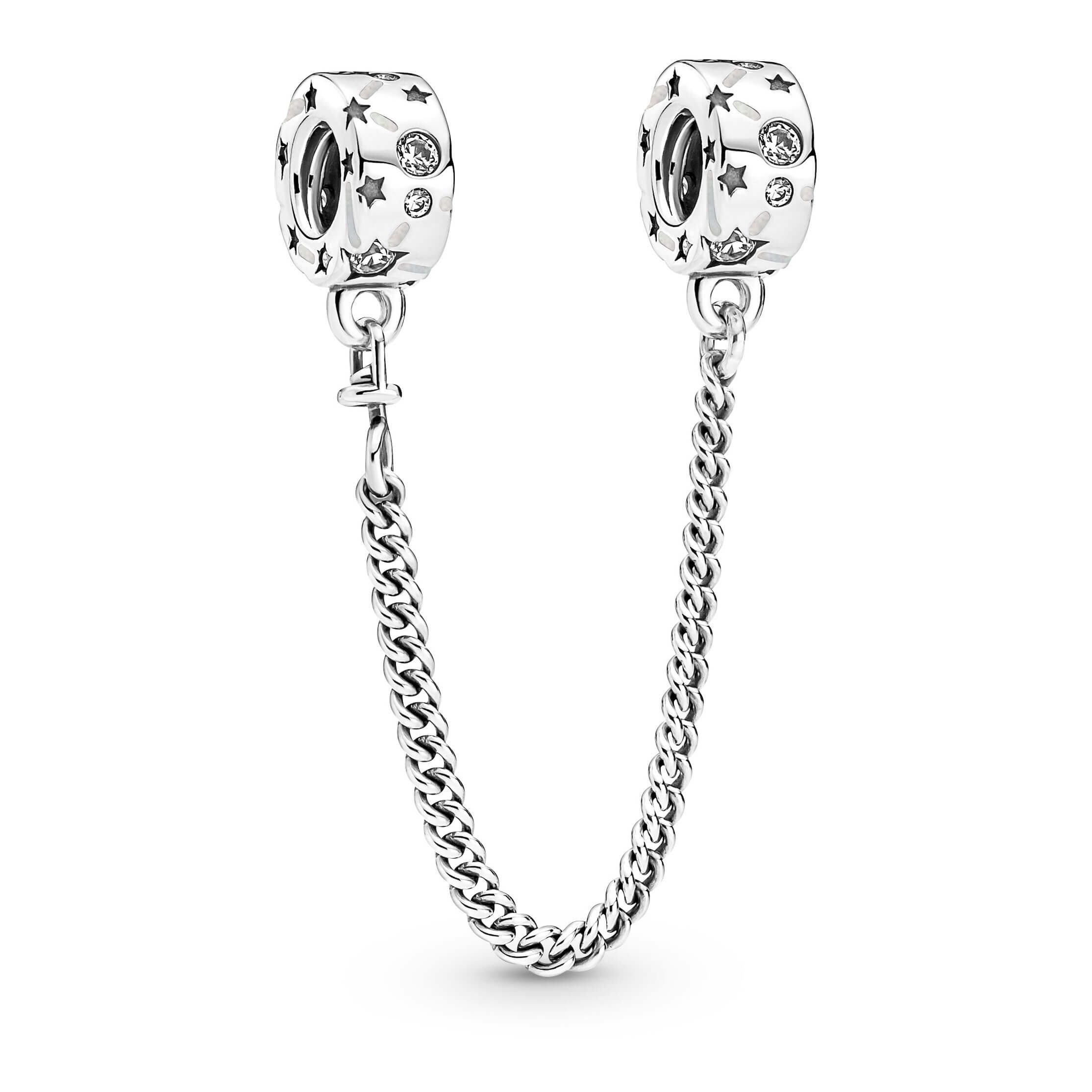 Galaxy Enamel \u0026 CZ Safety Chain 