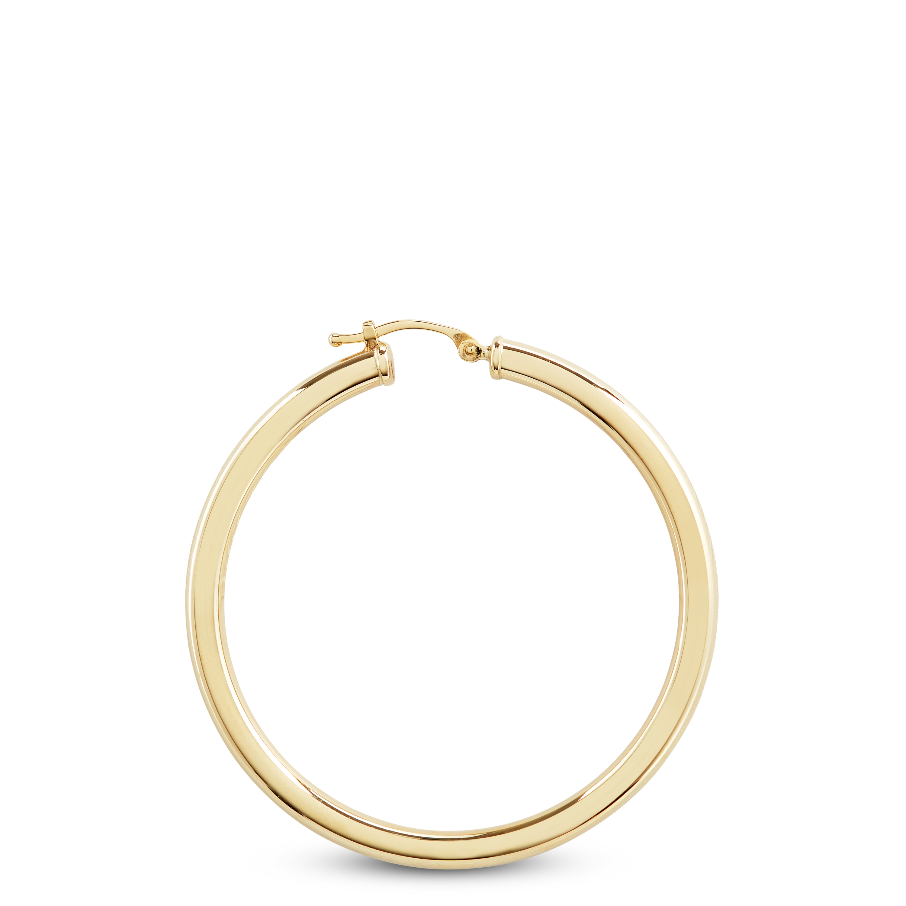 40MM Hoop Earrings 14K