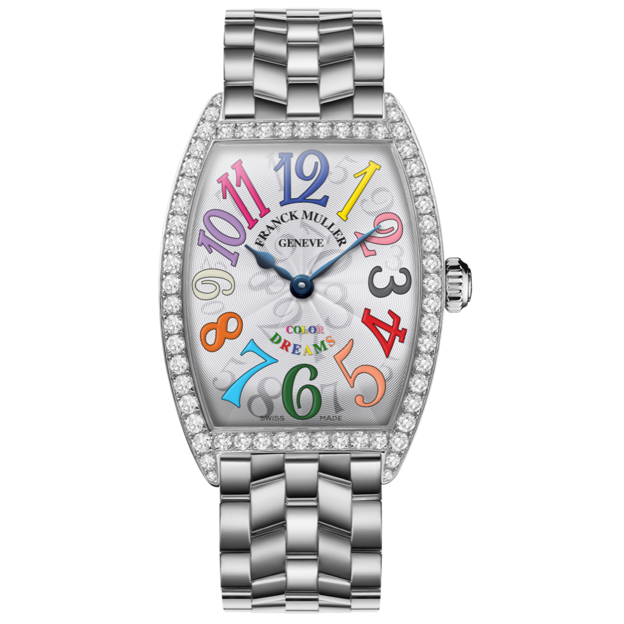 Franck Muller Cintrée Curvex Classic Silver Dial Watch, 29mm x 39mm