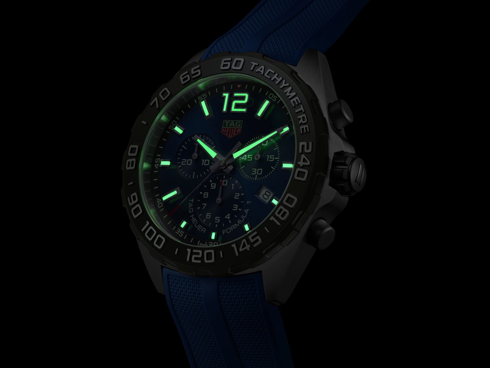 TAG Heuer Formula 1 Chronograph Blue Dial Watch, 43mm