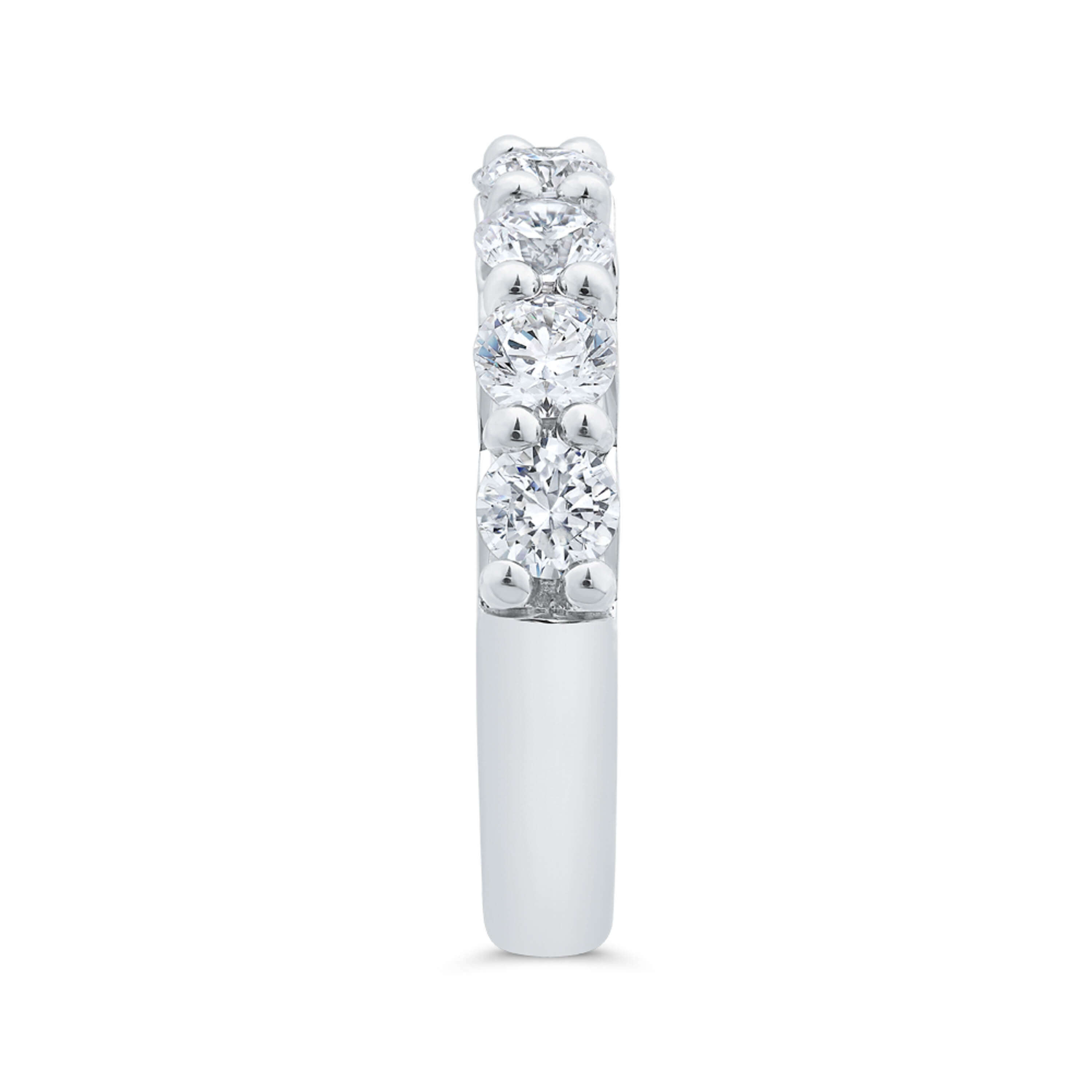 Bella Ponte French Pave Diamond and Platinum Bridal Ring, 2 ctw