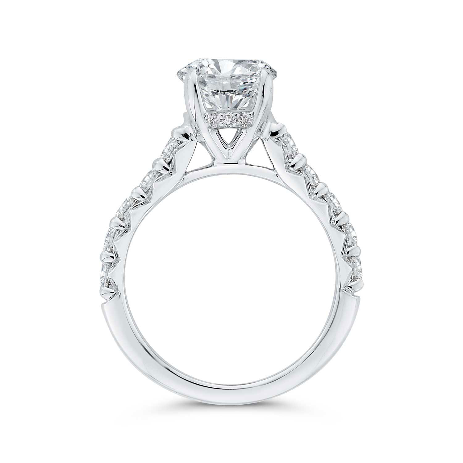 Bella Ponte Engagement Ring Setting in Platinum