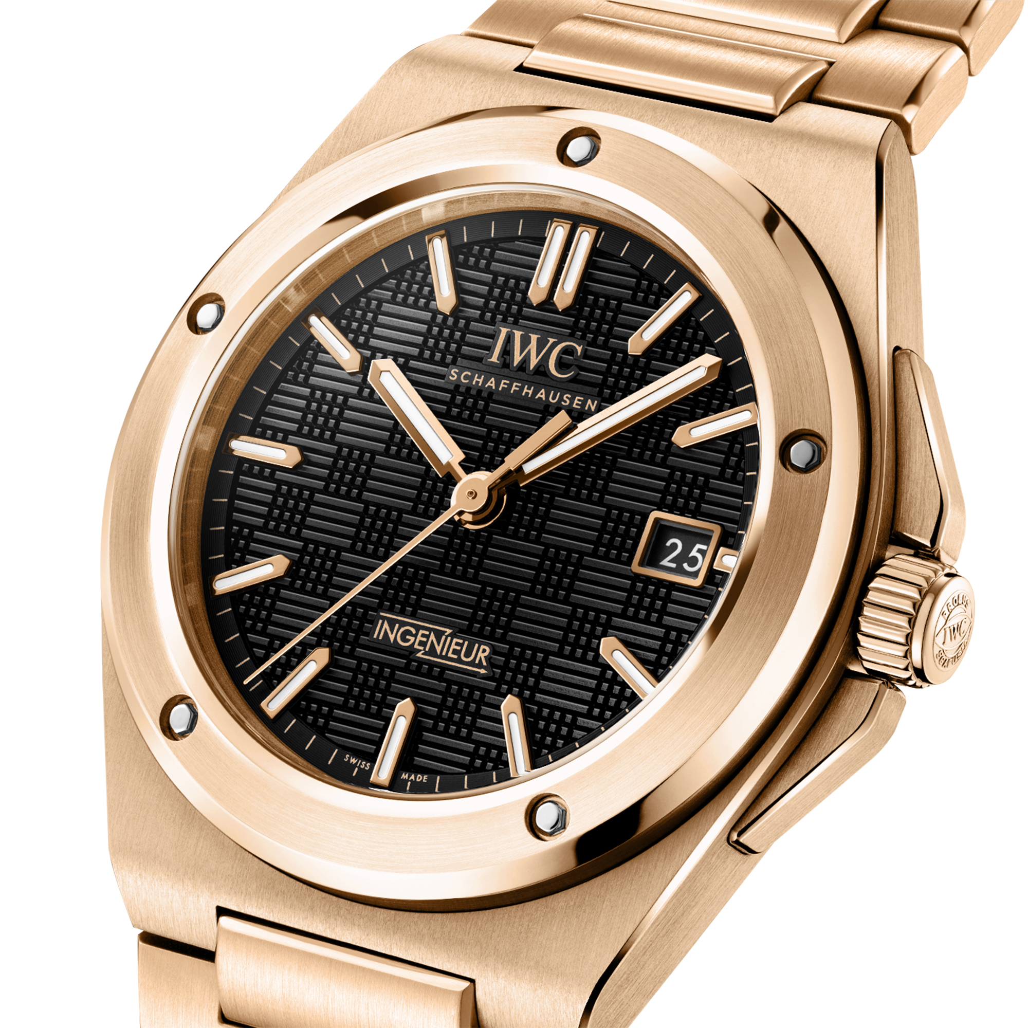 IWC Ingenieur Automatic Black Dial Watch, 40mm