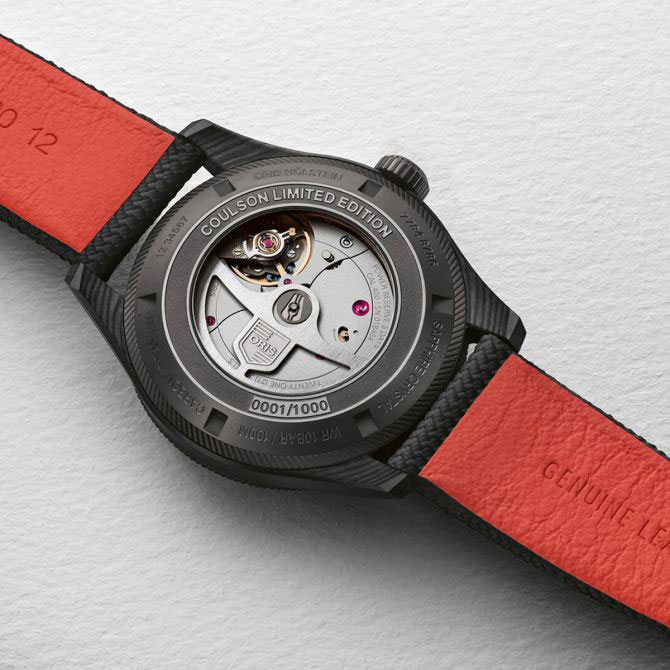 Oris Coulson Limited Edition Watch Orange Dial, 41mm