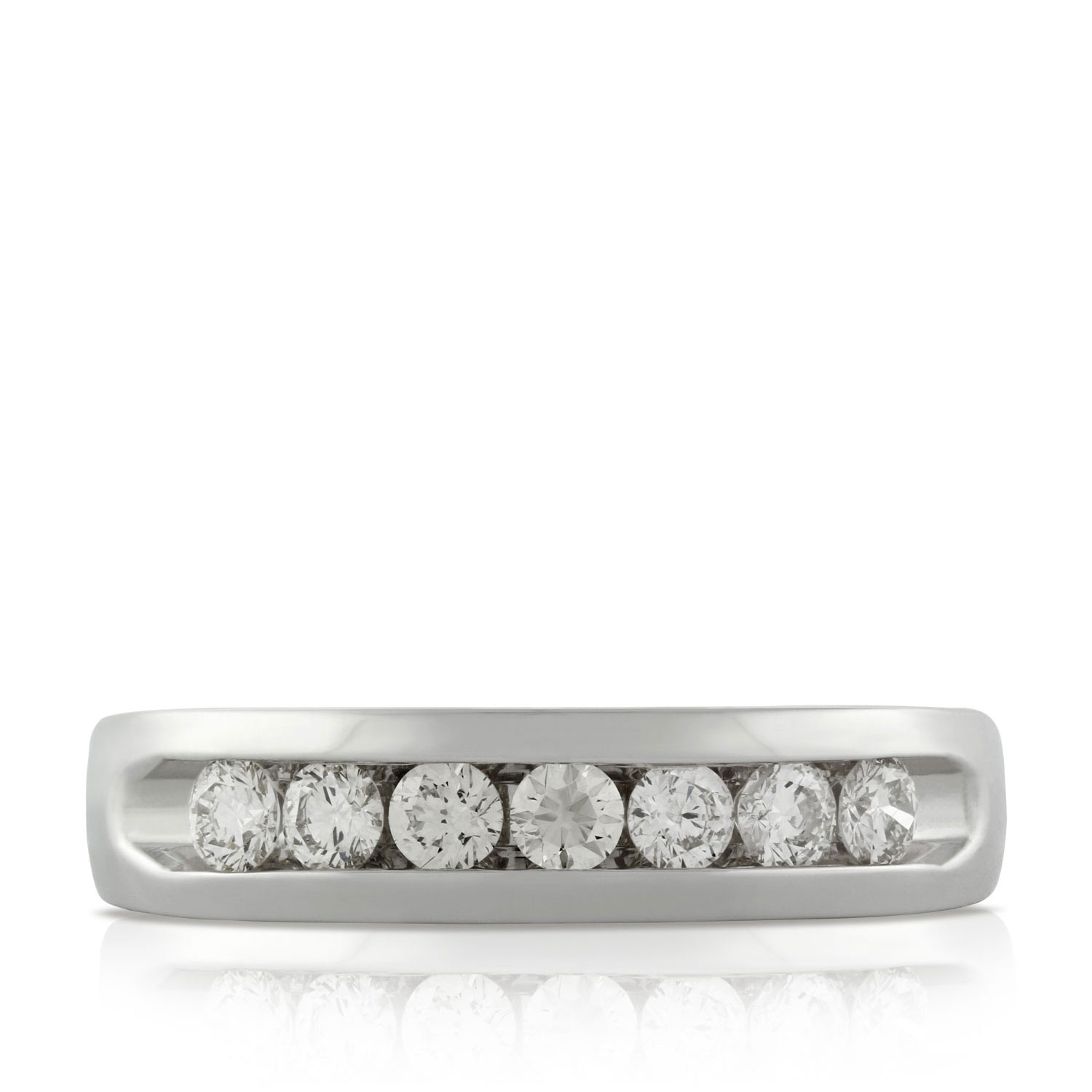 Men's Diamond Wedding Band 14K, 3/4 ctw.