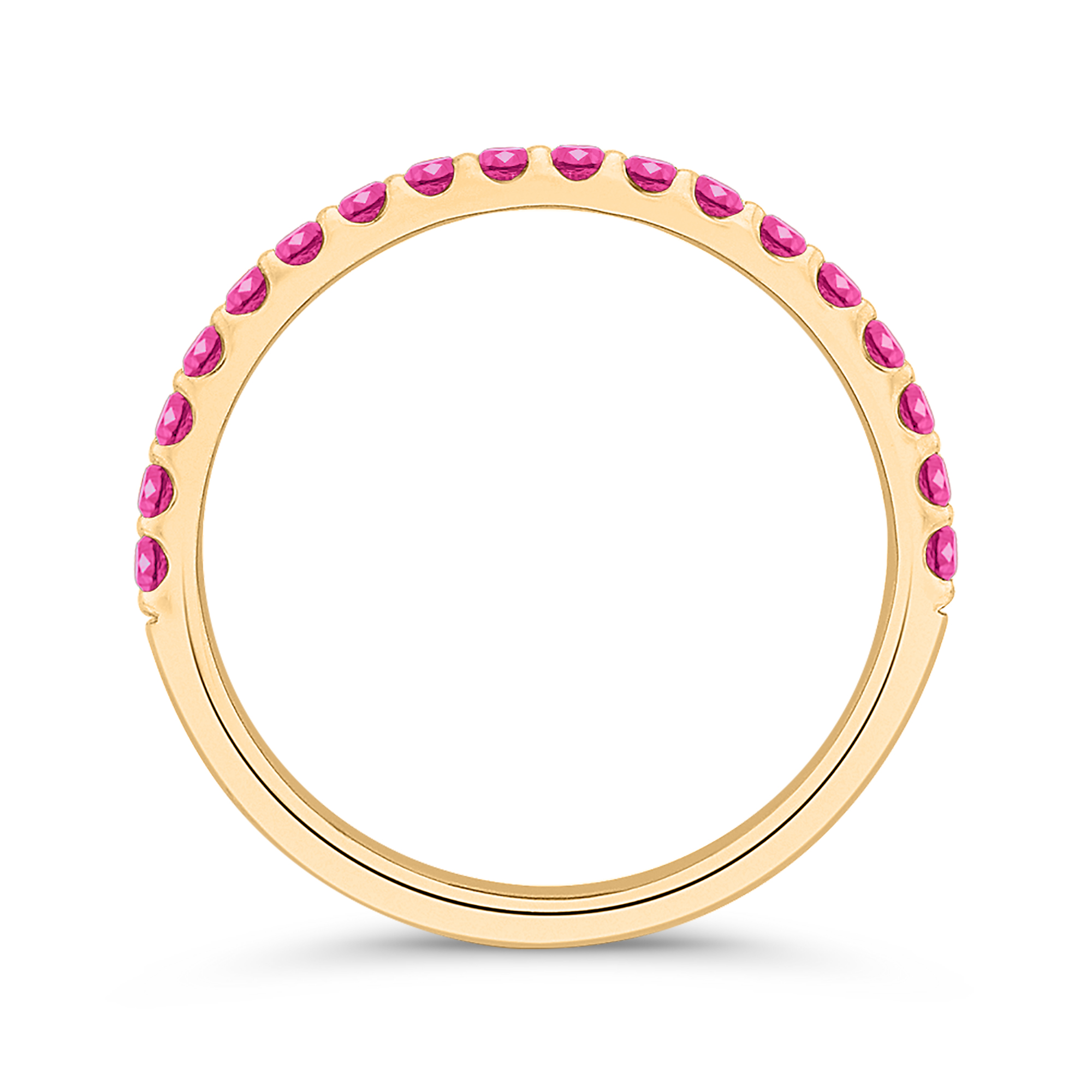 Bella Ponte Ruby Tiger Band, 14K Yellow Gold