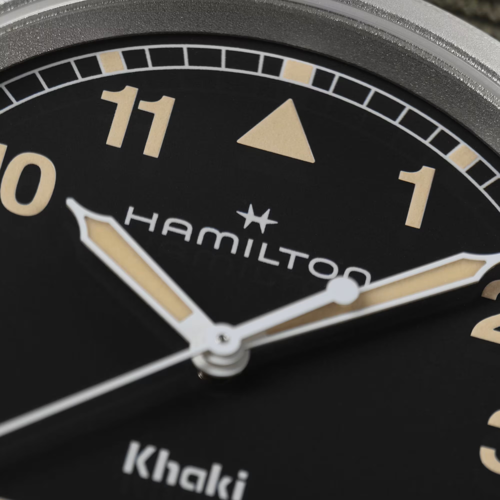 Hamilton Khaki Field Quartz Watch Black Dial, 38mm