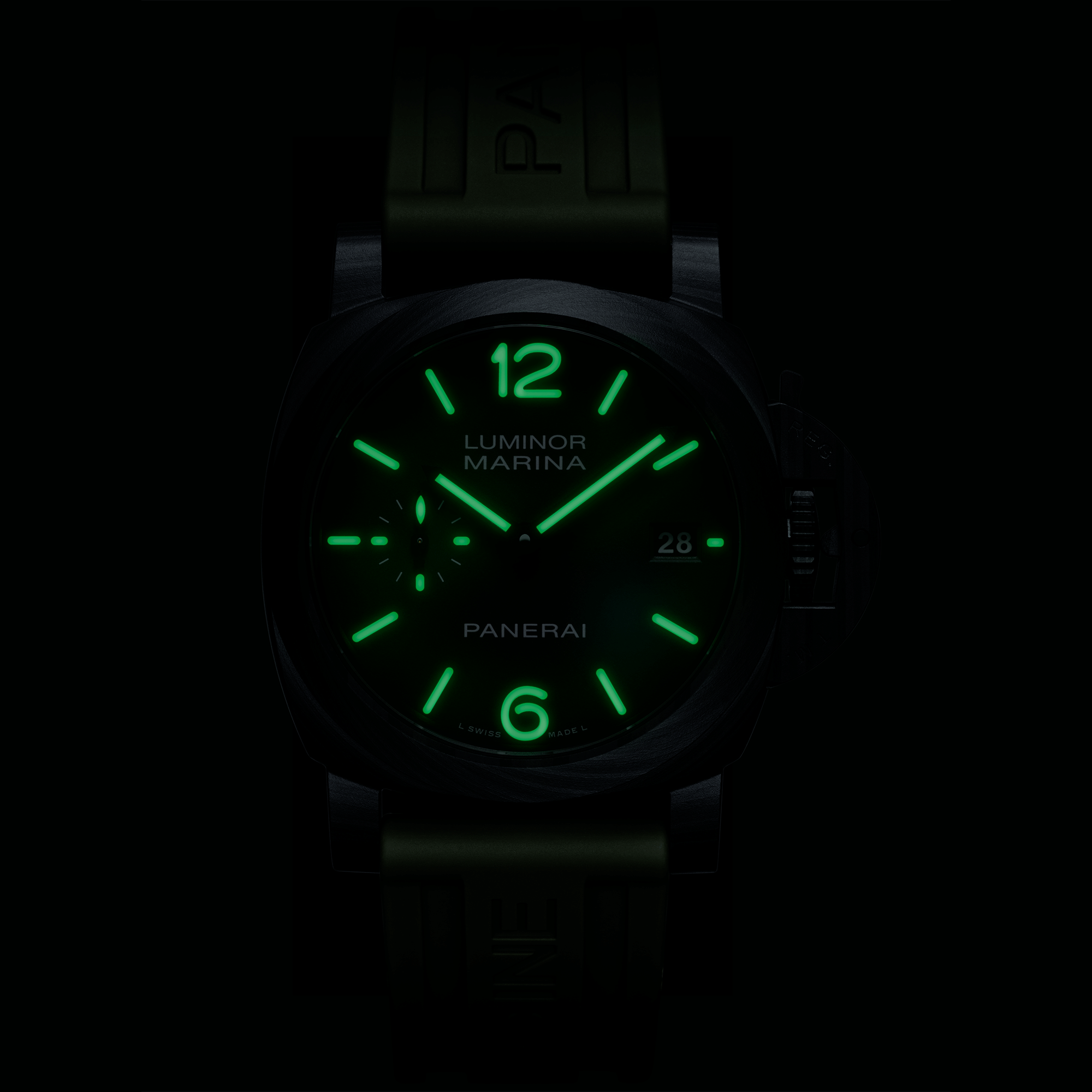 Panerai Luminor Marina Green Dial Watch, 40mm
