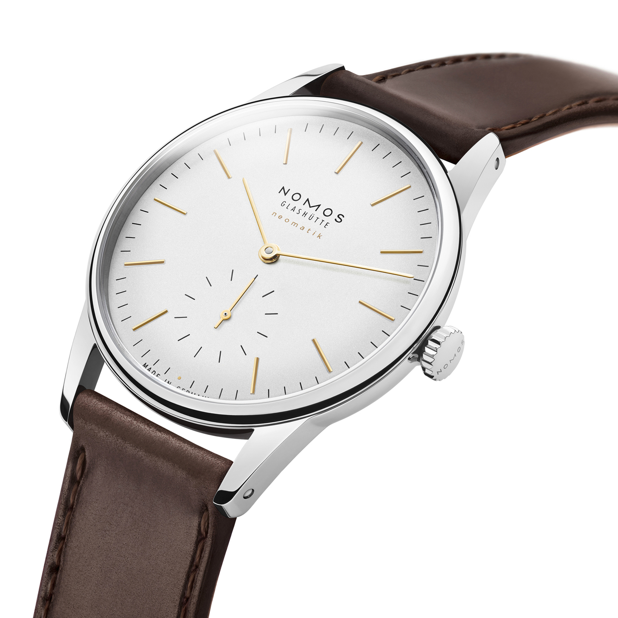 NOMOS Orion Neomatik Dor&eacute; White Dial Watch, 36.4mm
