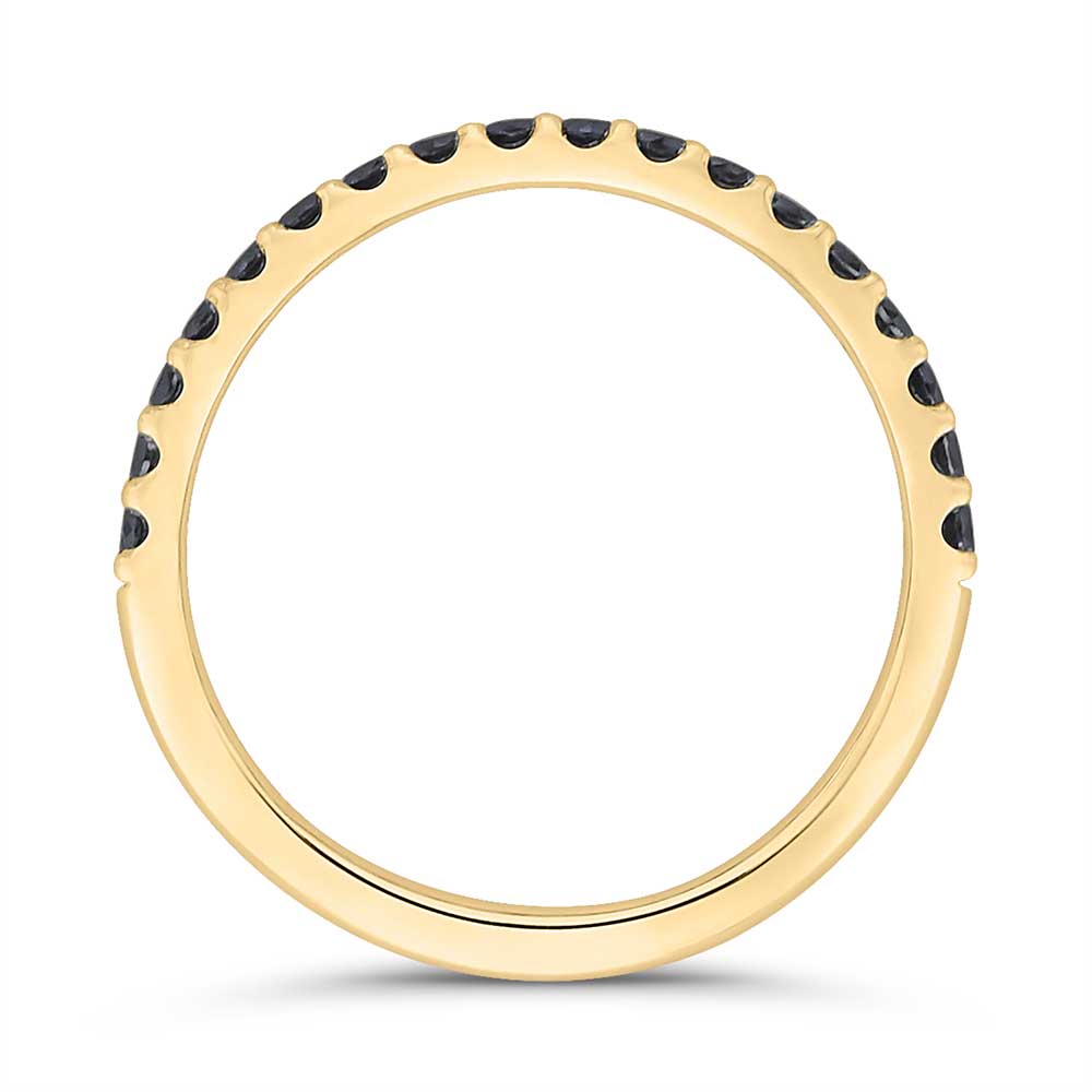 Bella Ponte Black Diamond Band 14K