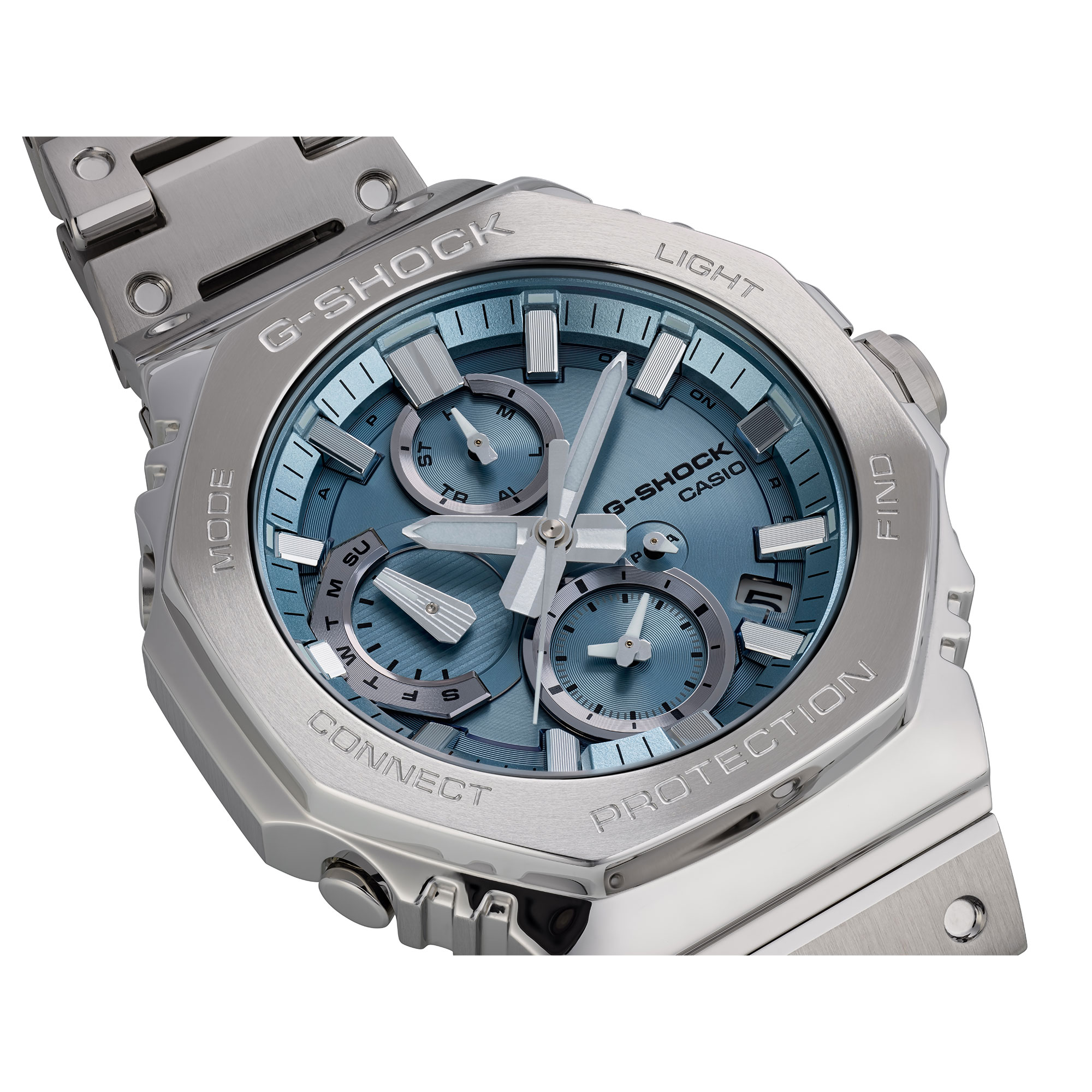 G-Shock Ice Blue Dial Watch, 46.3mm
