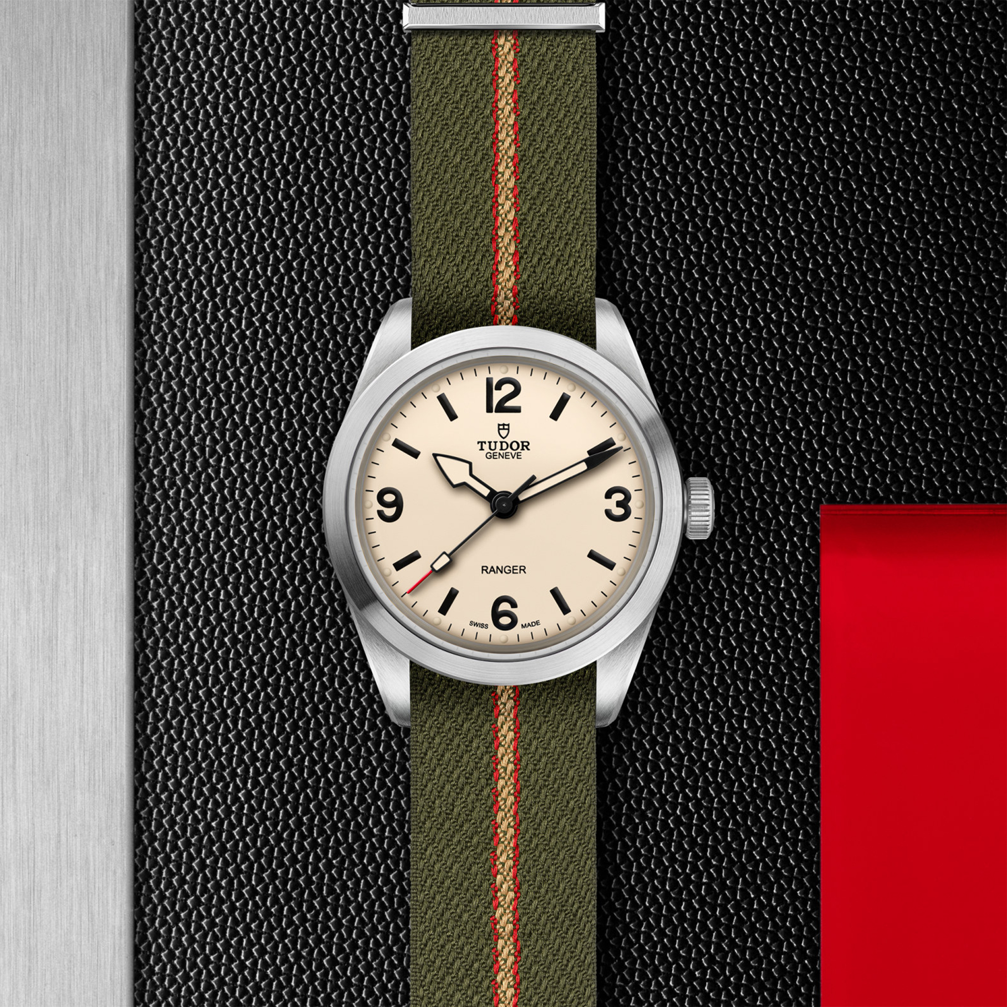 TUDOR Ranger Beige Dial Watch, 39mm