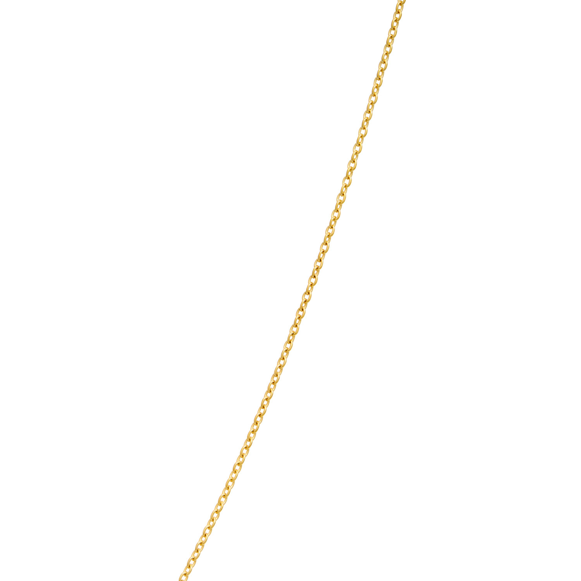 Baguette Diamond Station Necklace, ⅔ Total Carat Weight,  14K Two Tone Gold