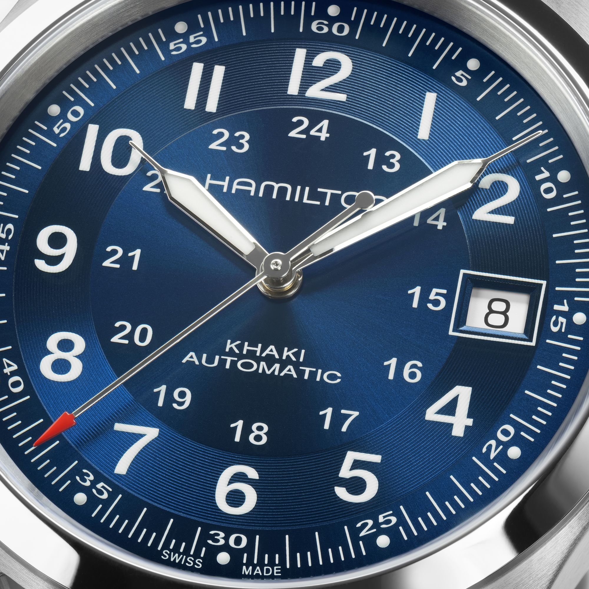 Hamilton Khaki Field Auto Blue Dial Watch, 38mm