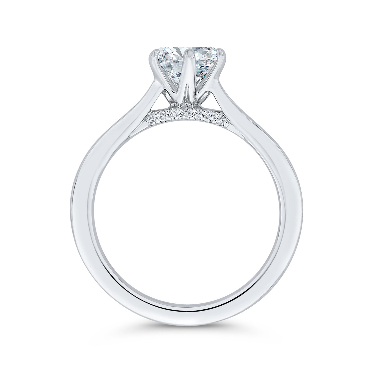 Bella Ponte Engagement Ring Setting in Platinum