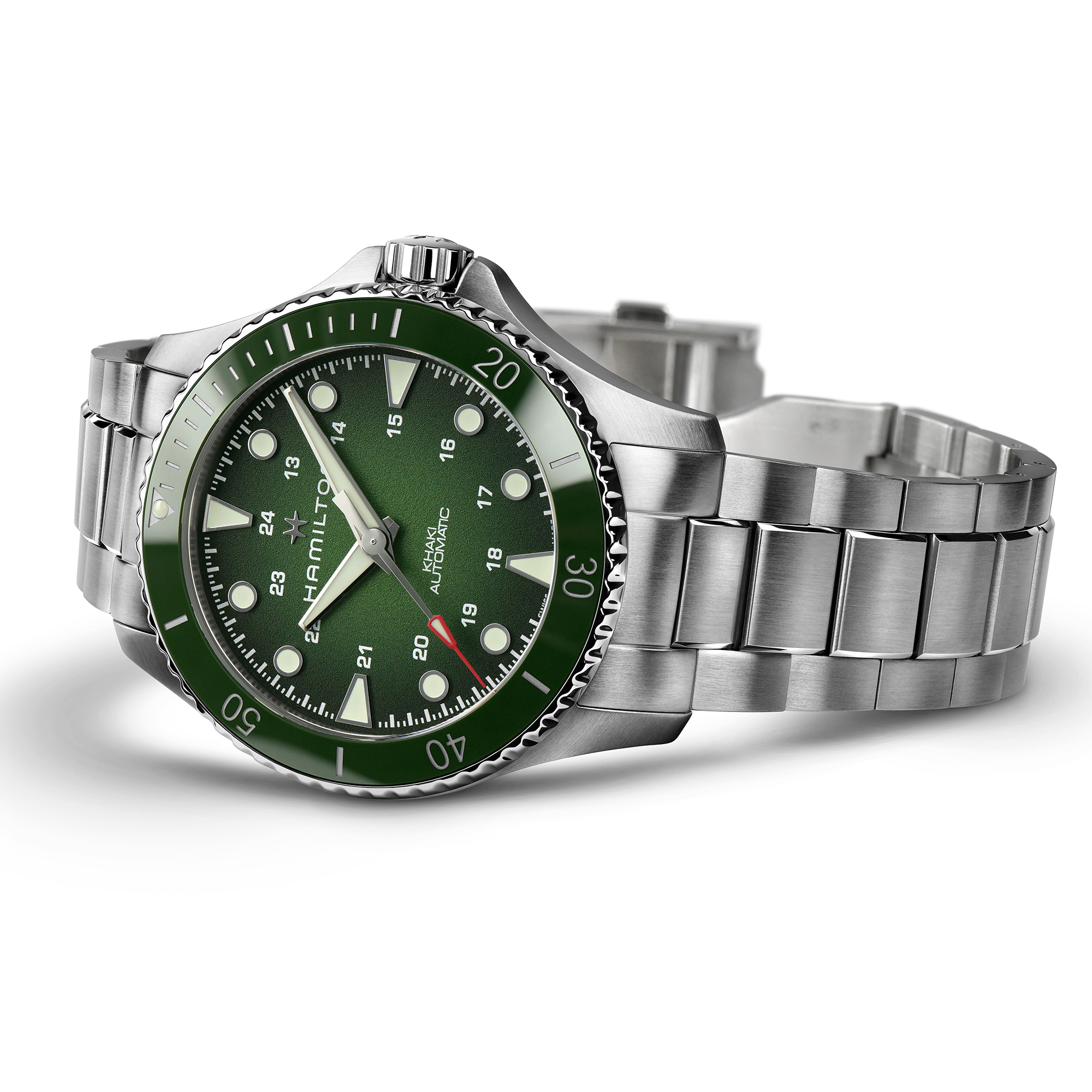 Hamilton Khaki Navy Scuba Auto Black Dial Watch, 43mm