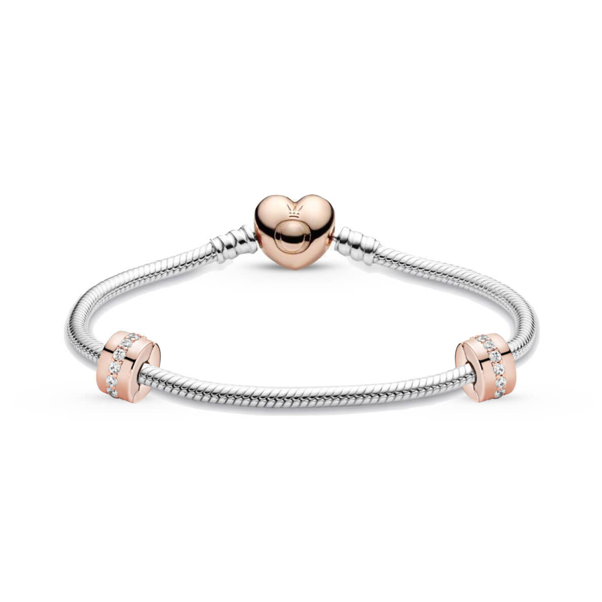 Pandora Iconic Rose Gold Heart Clasp 