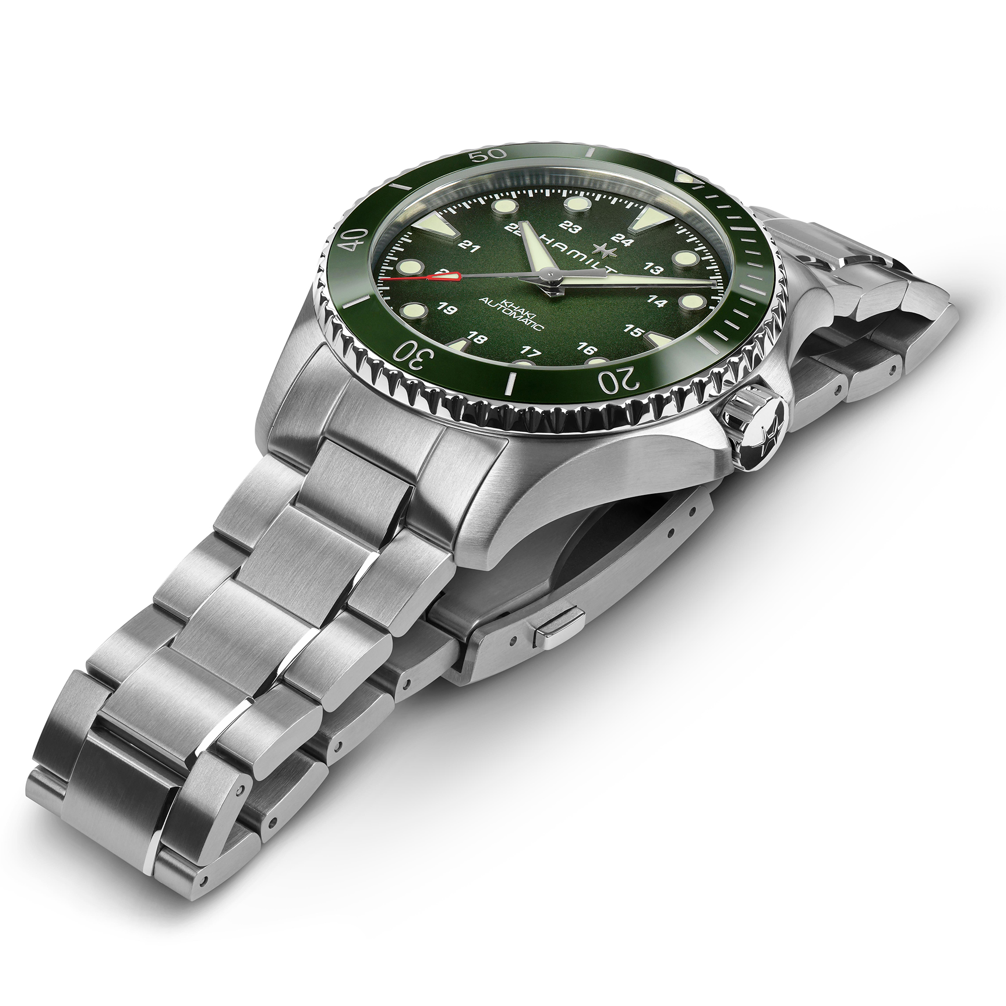 Hamilton Khaki Navy Scuba Auto Black Dial Watch, 43mm
