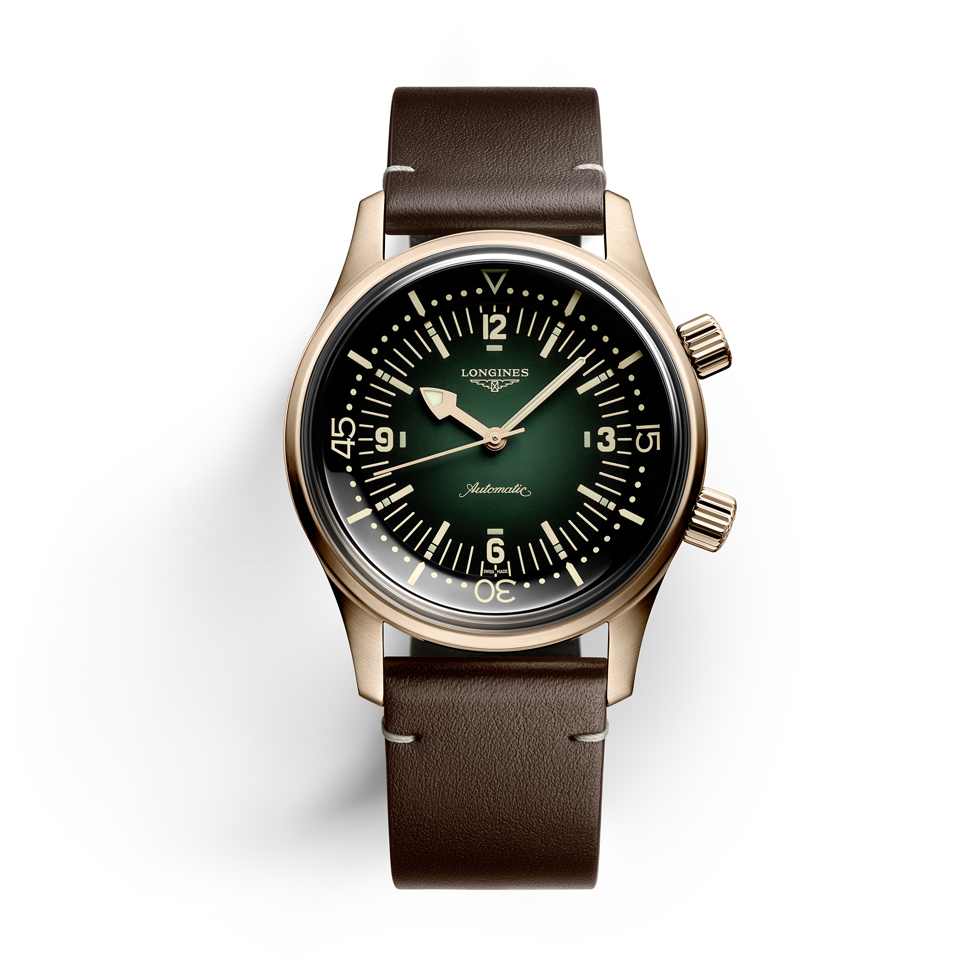 Longines Legend Diver Green Bronze 