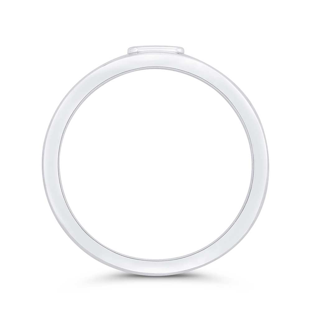 Bella Ponte Gents Diamond Band in Platinum Size 10.5