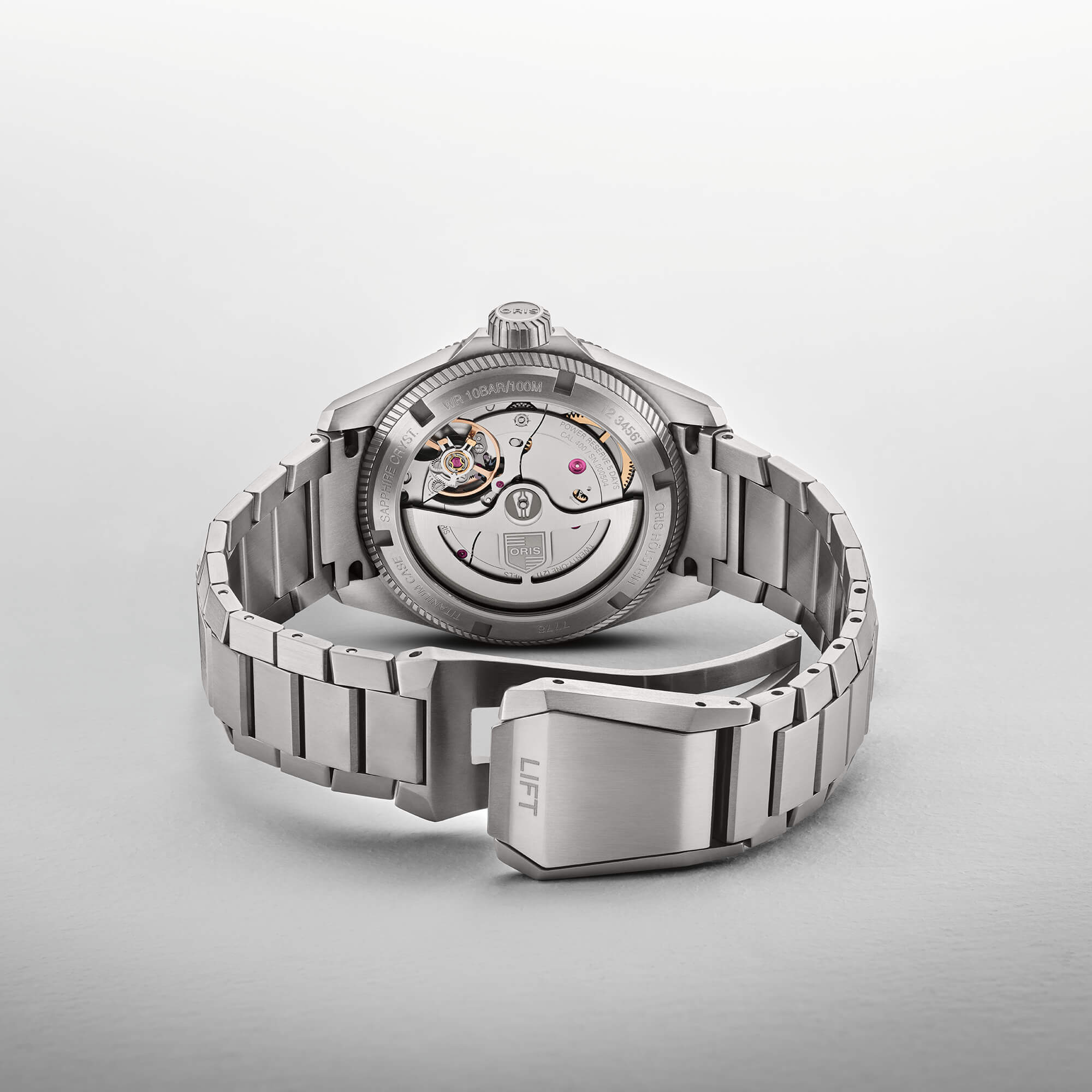 Oris ProPilot X Calibre 400 Laser Watch Multicolored Dial Titanium Bracelet, 39mm