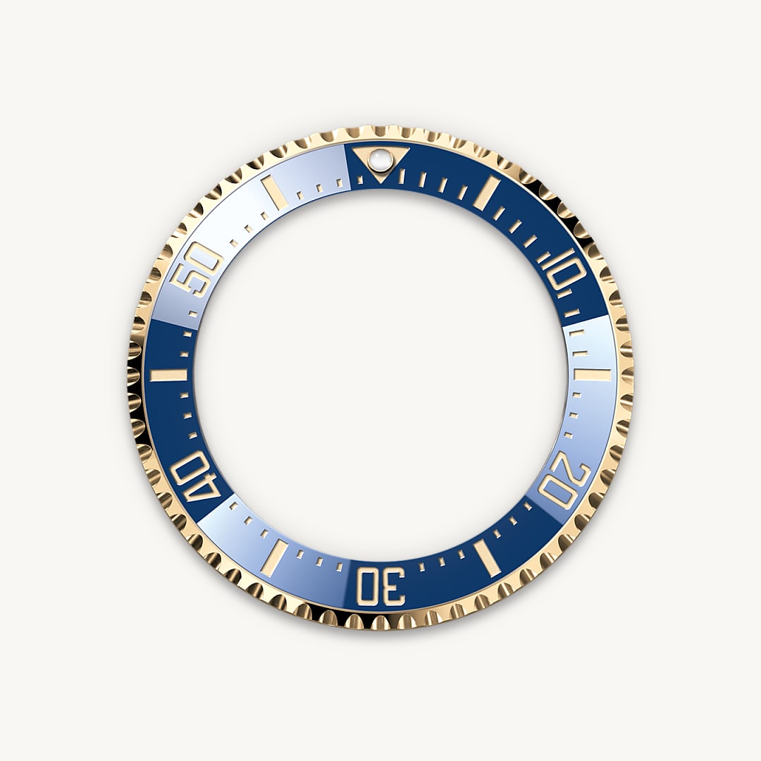 rolex deepsea in 18 ct yellow gold, m136668lb-0001 - ceramic bezel and luminescent display - ben bridge