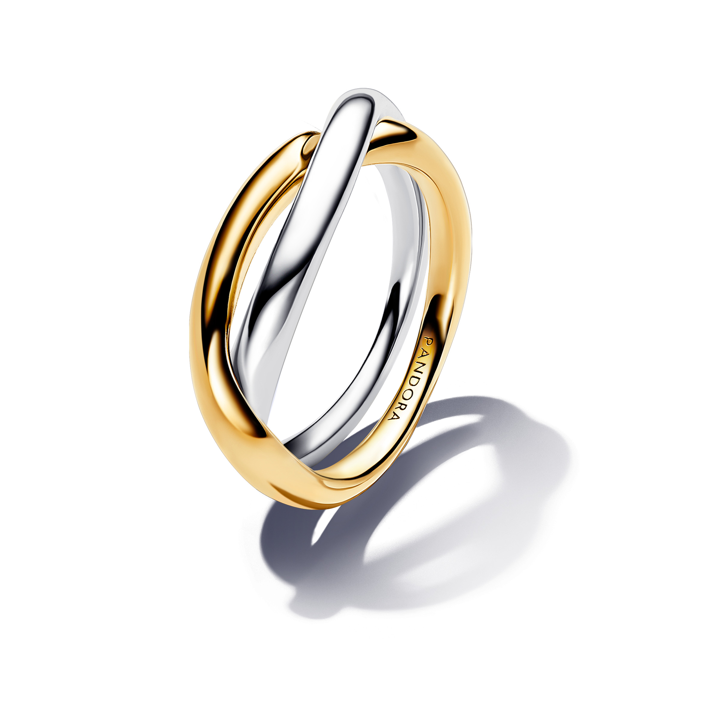 PANDORA パンドラ ESSENCE14k ♡◆ Pandora Essence Stacking Organically Shaped 14k Gold-plated ring