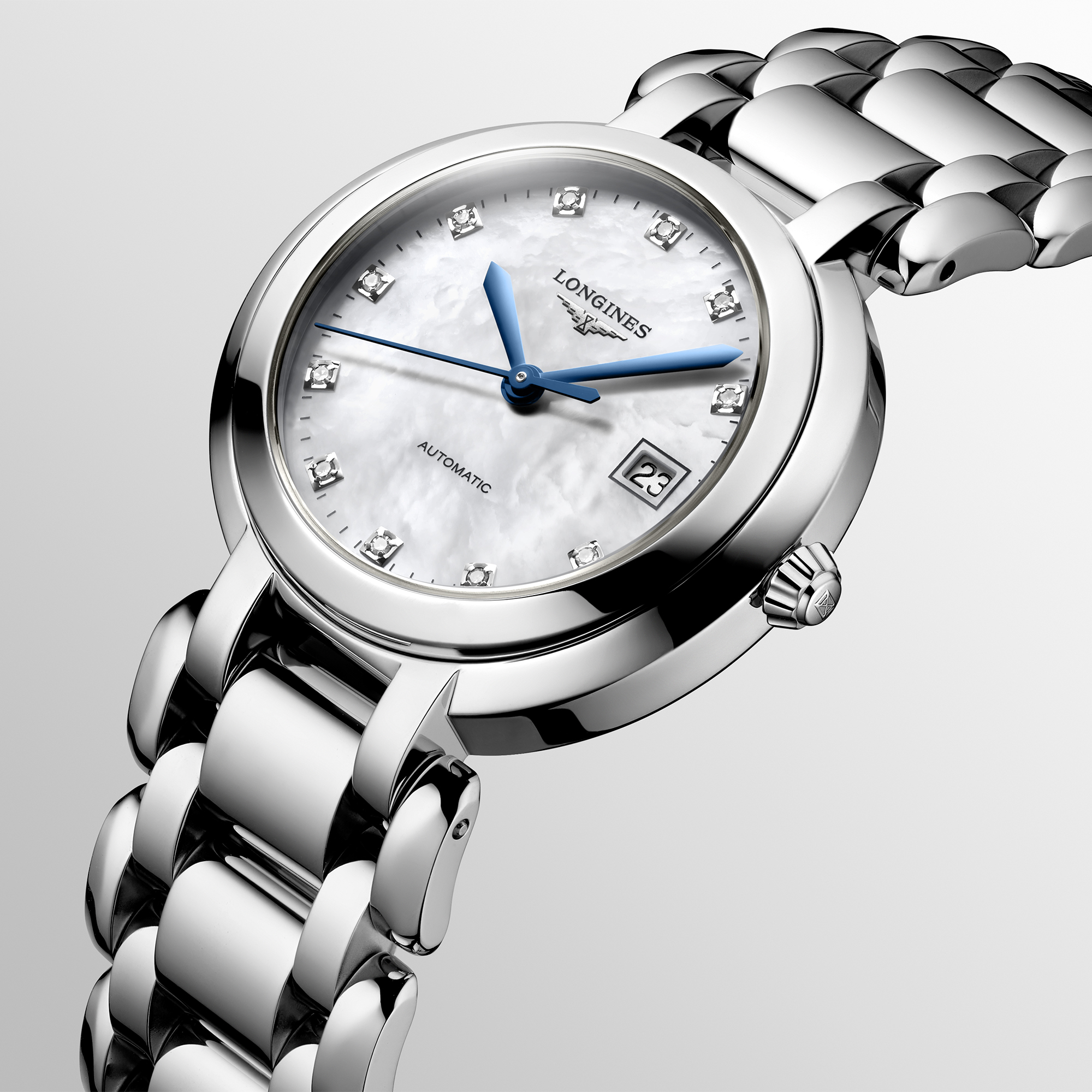 Longines Primaluna Mother of Pearl Dial Watch, 30mm