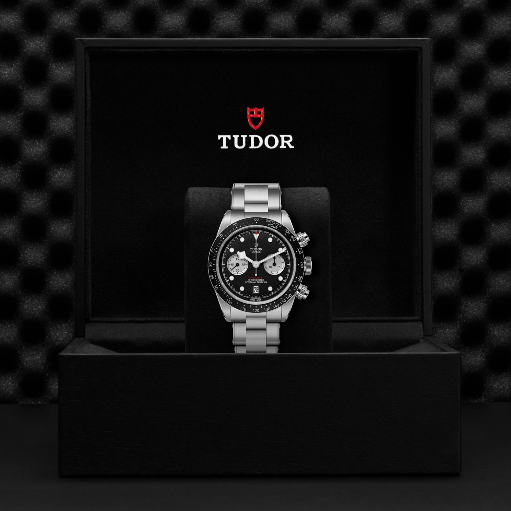 TUDOR Black Bay Chrono Black Dial Watch, 41mm