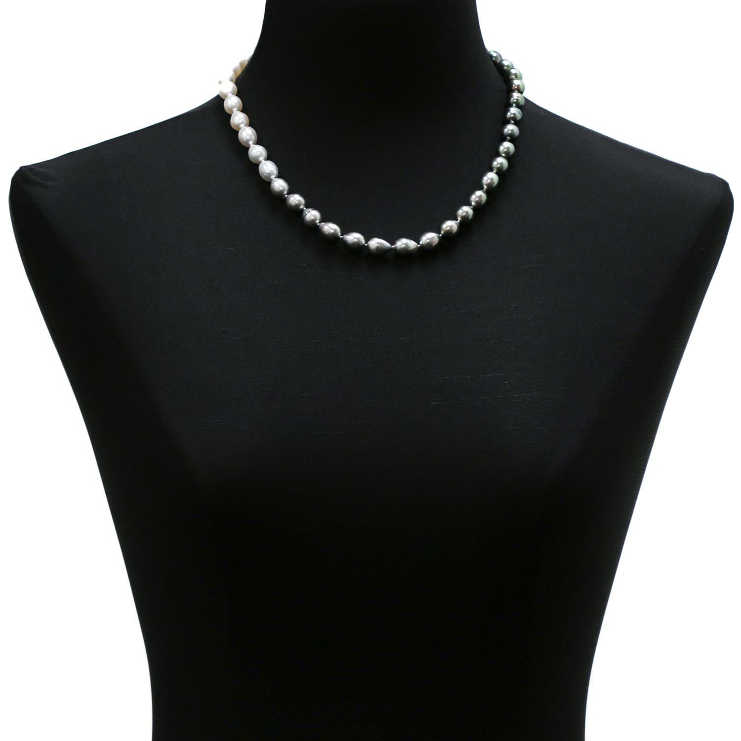 Ombre Cultured South Sea & Tahitian Pearl Strand