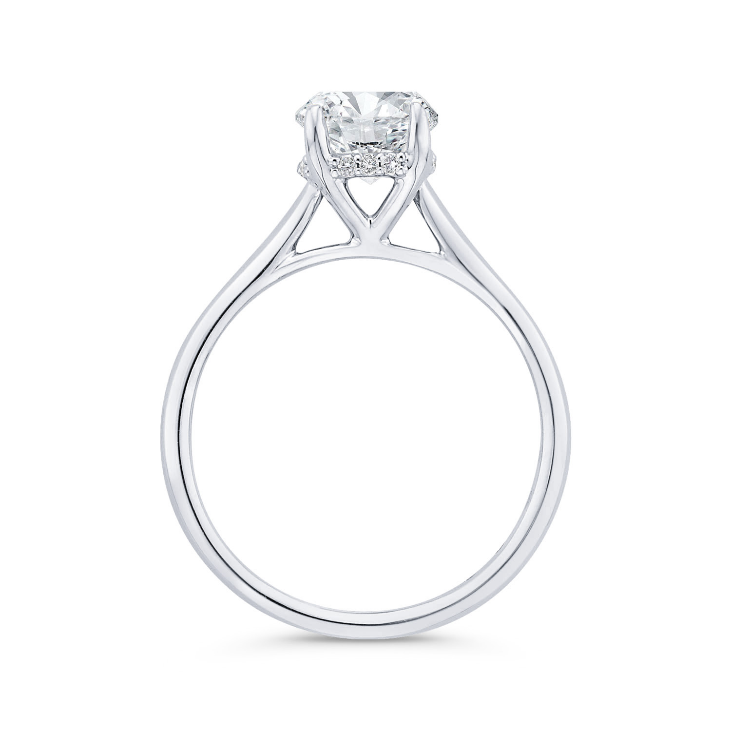 Bella Ponte Laser Inscribed Ikuma Canadian Diamond Engagement Ring