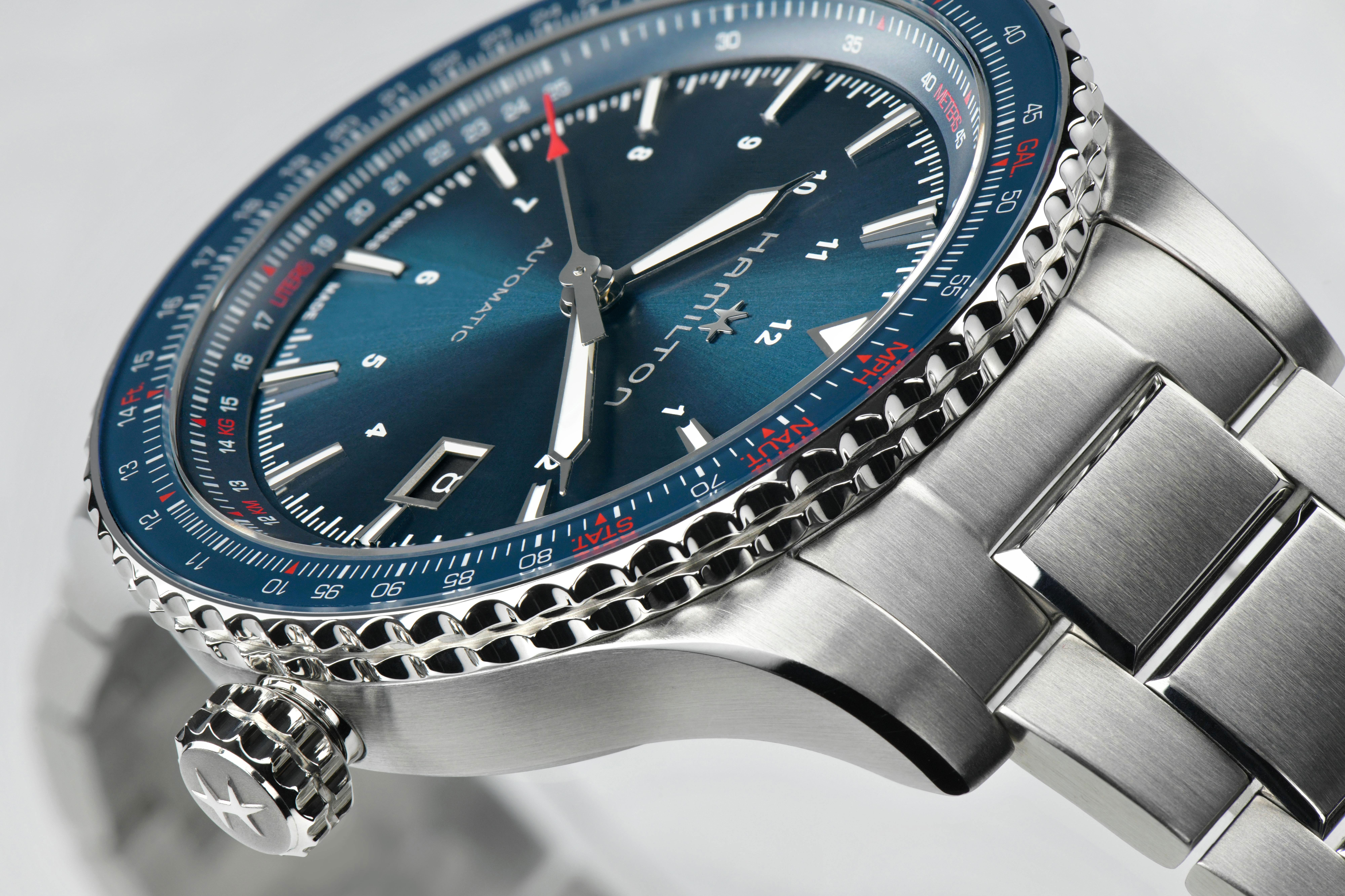 Hamilton Khaki Aviation Converter Auto Watch Blue Dial, 42mm