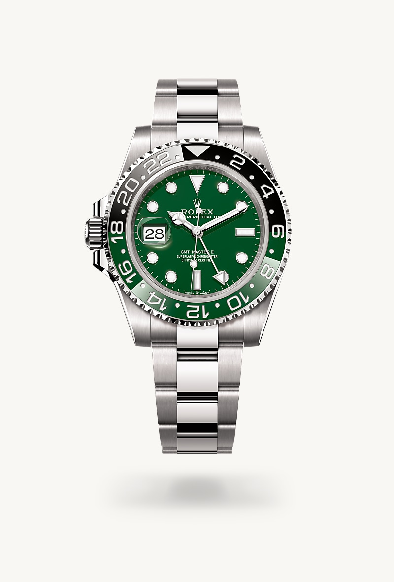 rolex gmt-master ii in 18 kt white gold, m126729vtnr-0001 - ben bridge