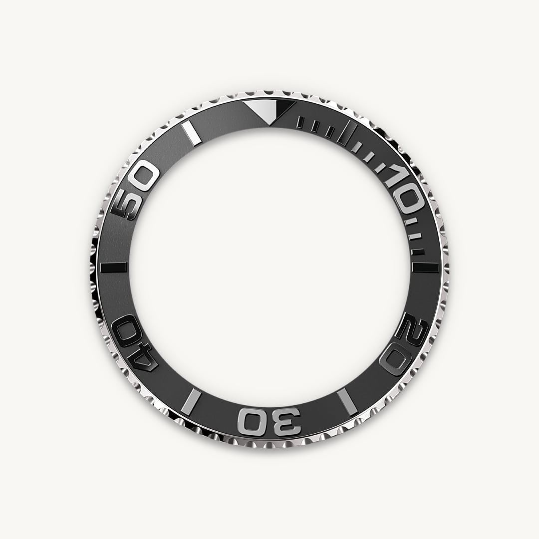 rolex yacht-master in 18 ct white gold, m226659-0002 - bidirectional rotatable bezel - ben bridge