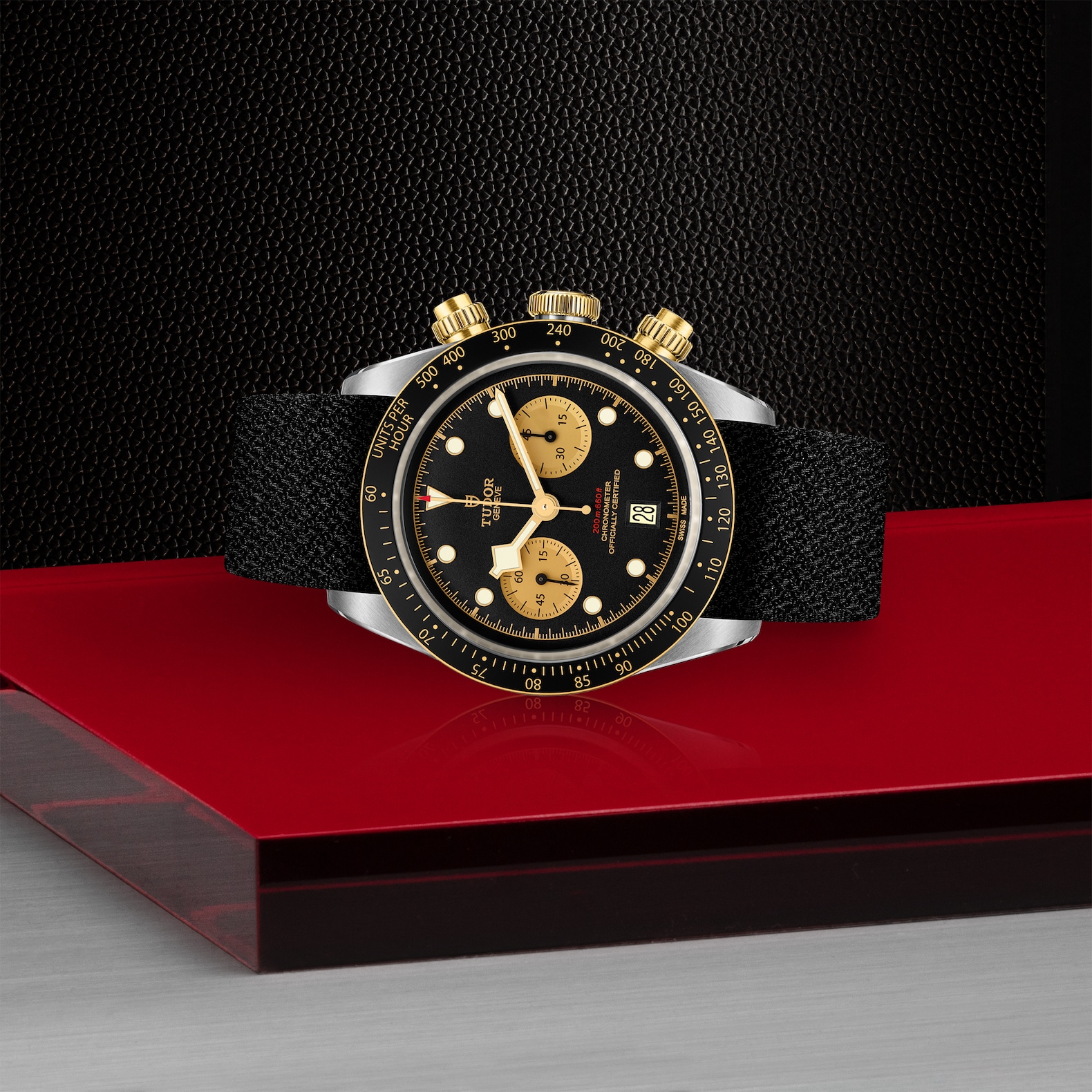 TUDOR Black Bay Chrono S&G Black Dial Watch, 41mm
