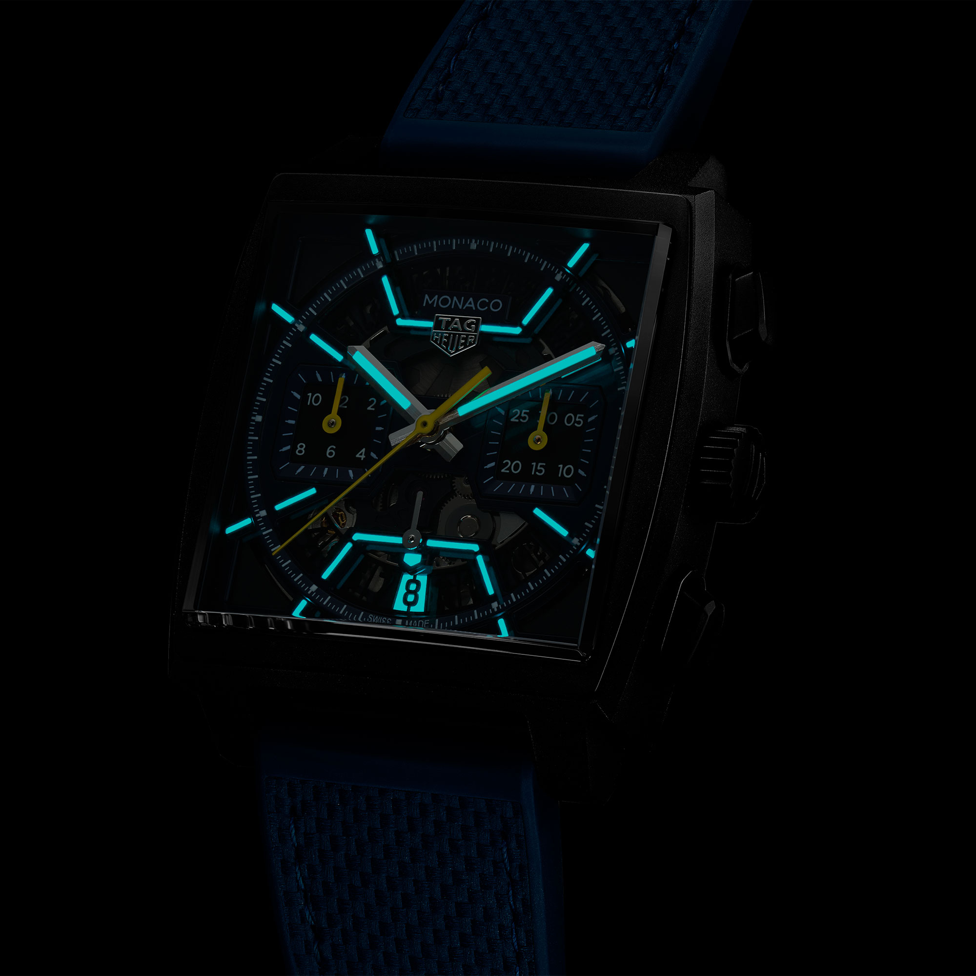 TAG Heuer Monaco Chronograph Blue Dial Watch, 39mm