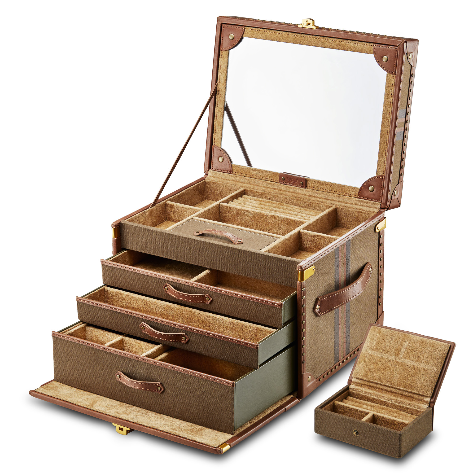 WOLF Ida Trunk Jewelry Box