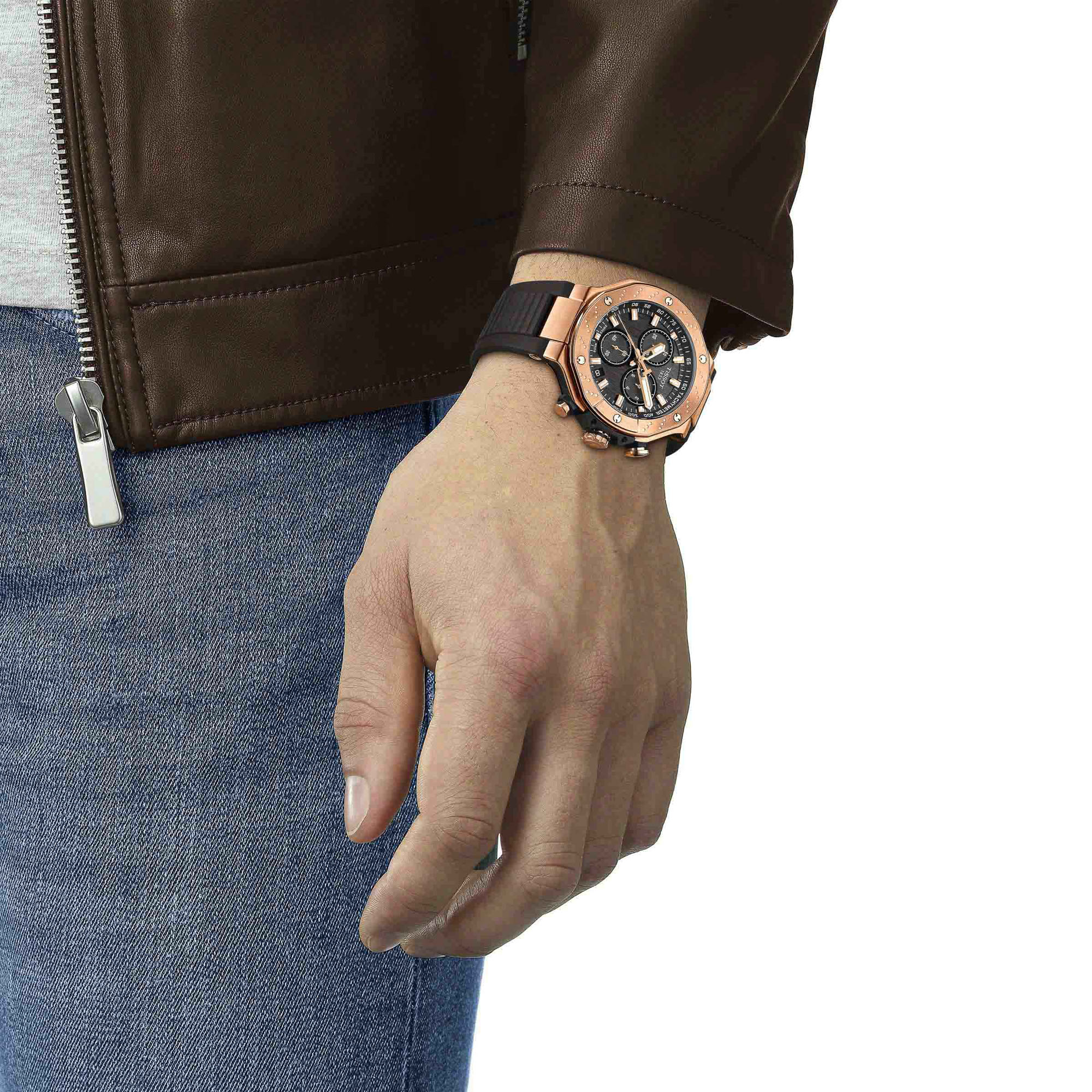 TISSOT T-Race Black Dial Watch, 45mm